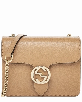 Gucci Interlocking G Small Leather Shoulder Bag
