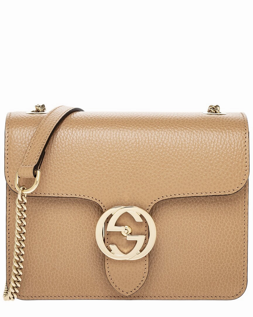 Gucci Interlocking G Small Leather Shoulder Bag