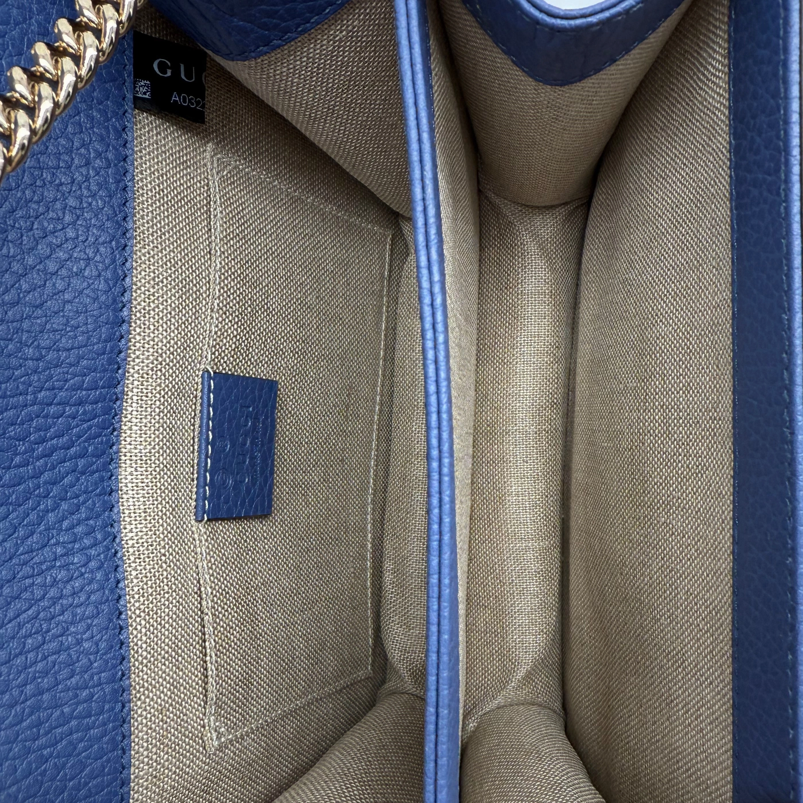 Gucci Interlocking G Small Shoulder Bag  Dollar Calfskin Leather