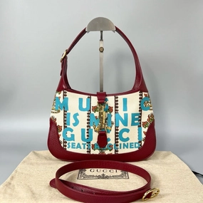 Gucci Jackie 1961 Small Burgundy Limited Edition Shoulder Bag