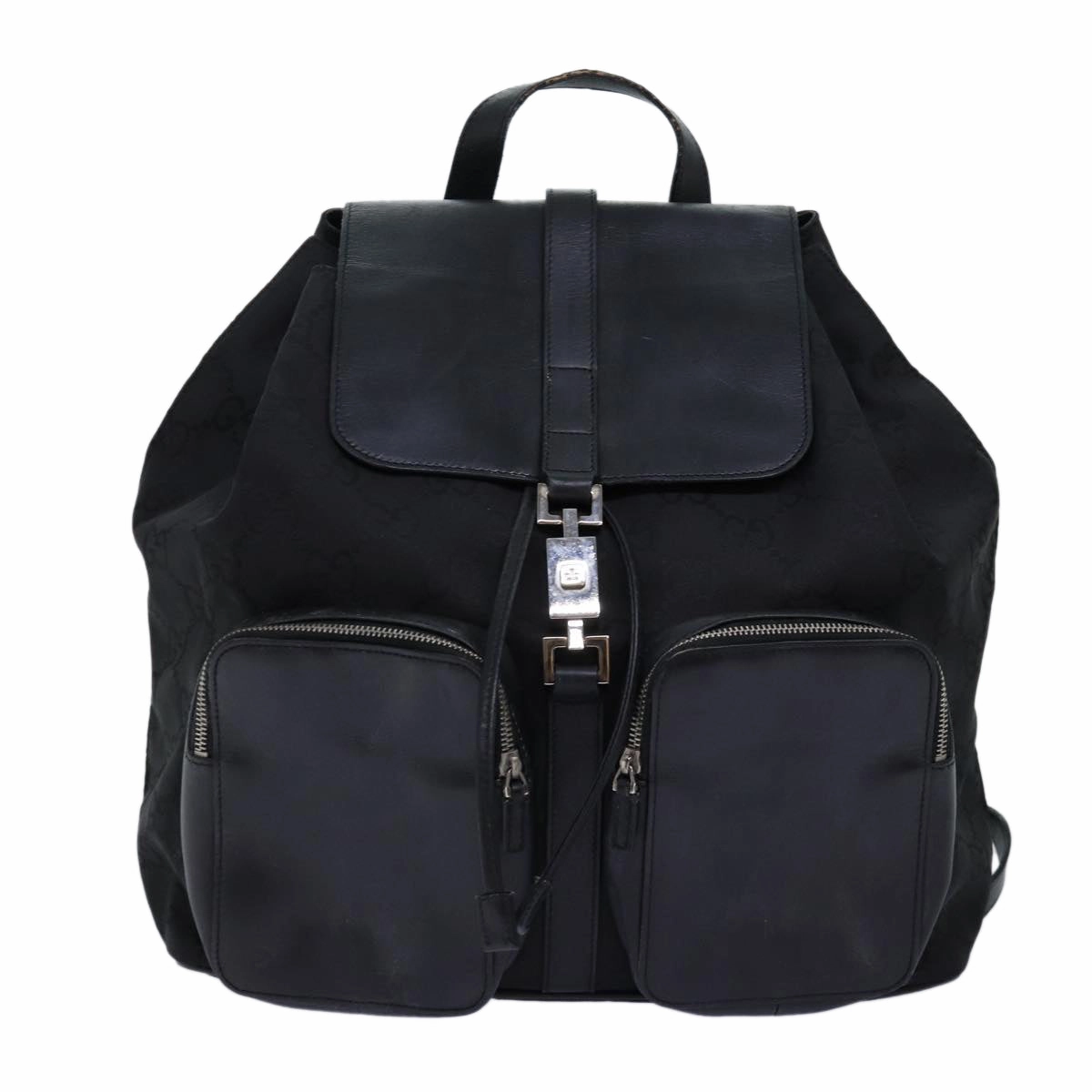 Gucci Jackie  Canvas Backpack Bag ()