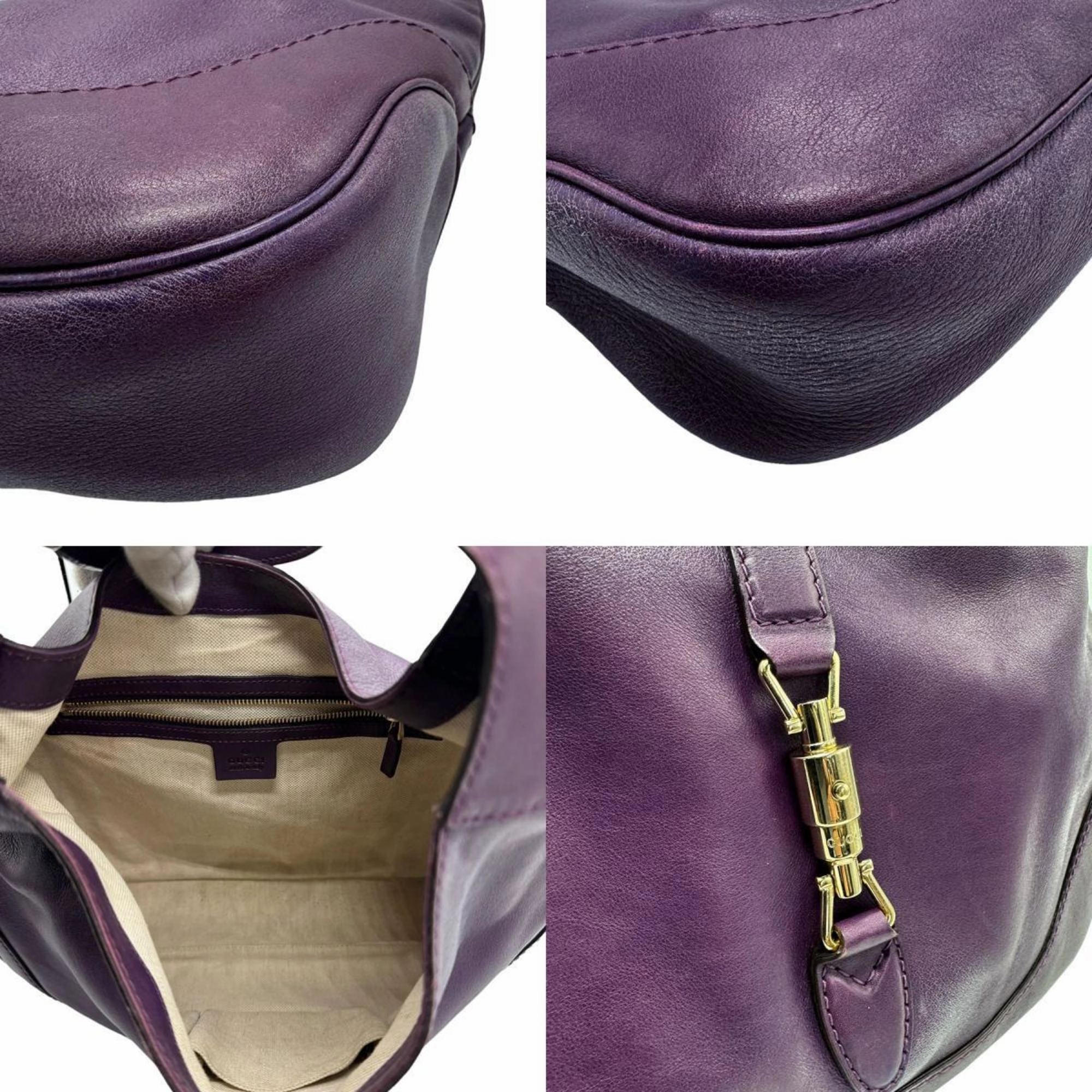 Gucci Jackie  Leather Shoulder Bag ()