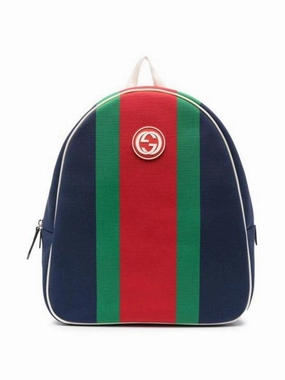 Gucci Kids Stripe Logo Backpack