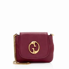 Gucci Leather 1973 Small Shoulder Bag (SHF-M9CBTl)