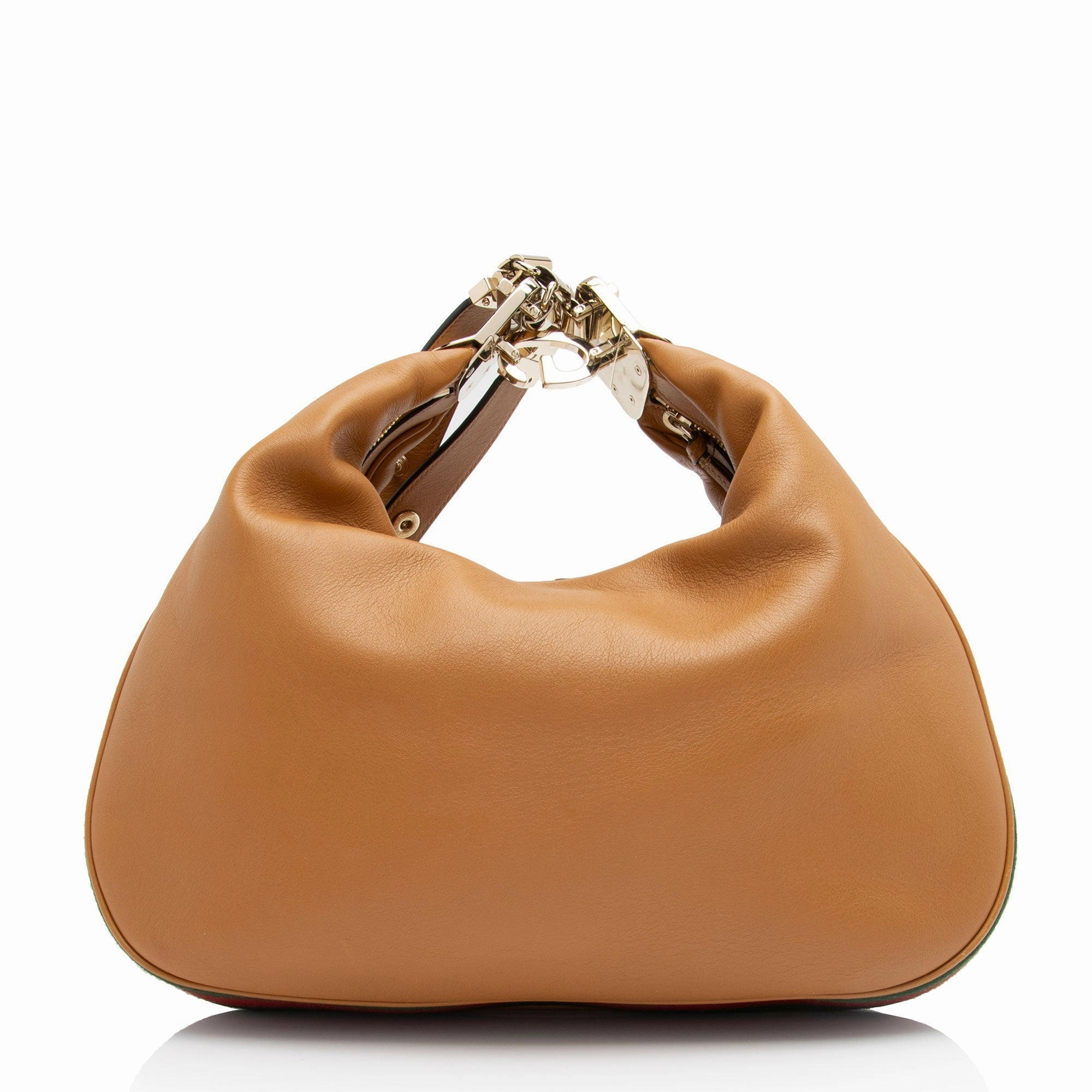 Gucci Leather Attache Medium Shoulder Bag (SHF-PEEvxe)