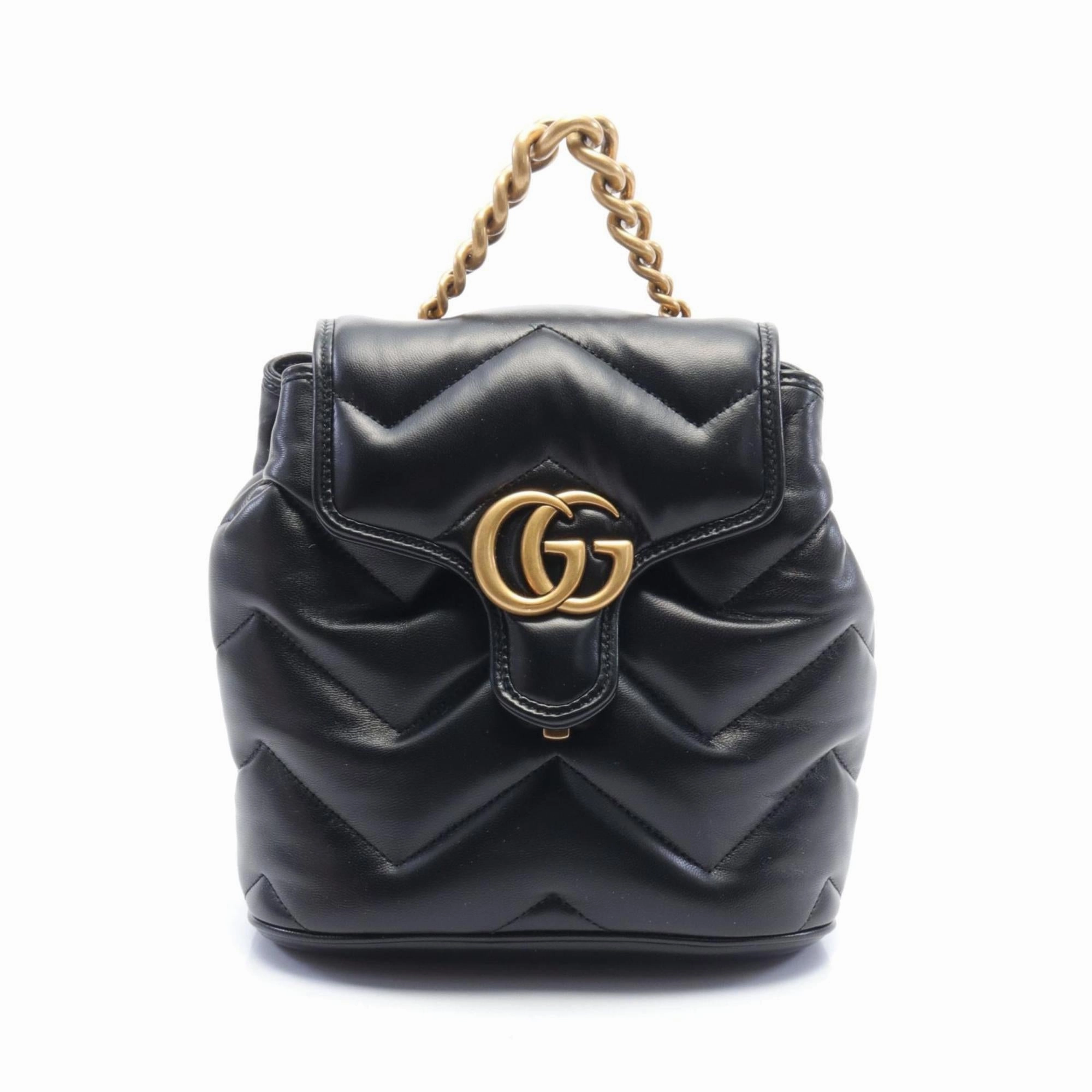 Gucci  Leather Backpack