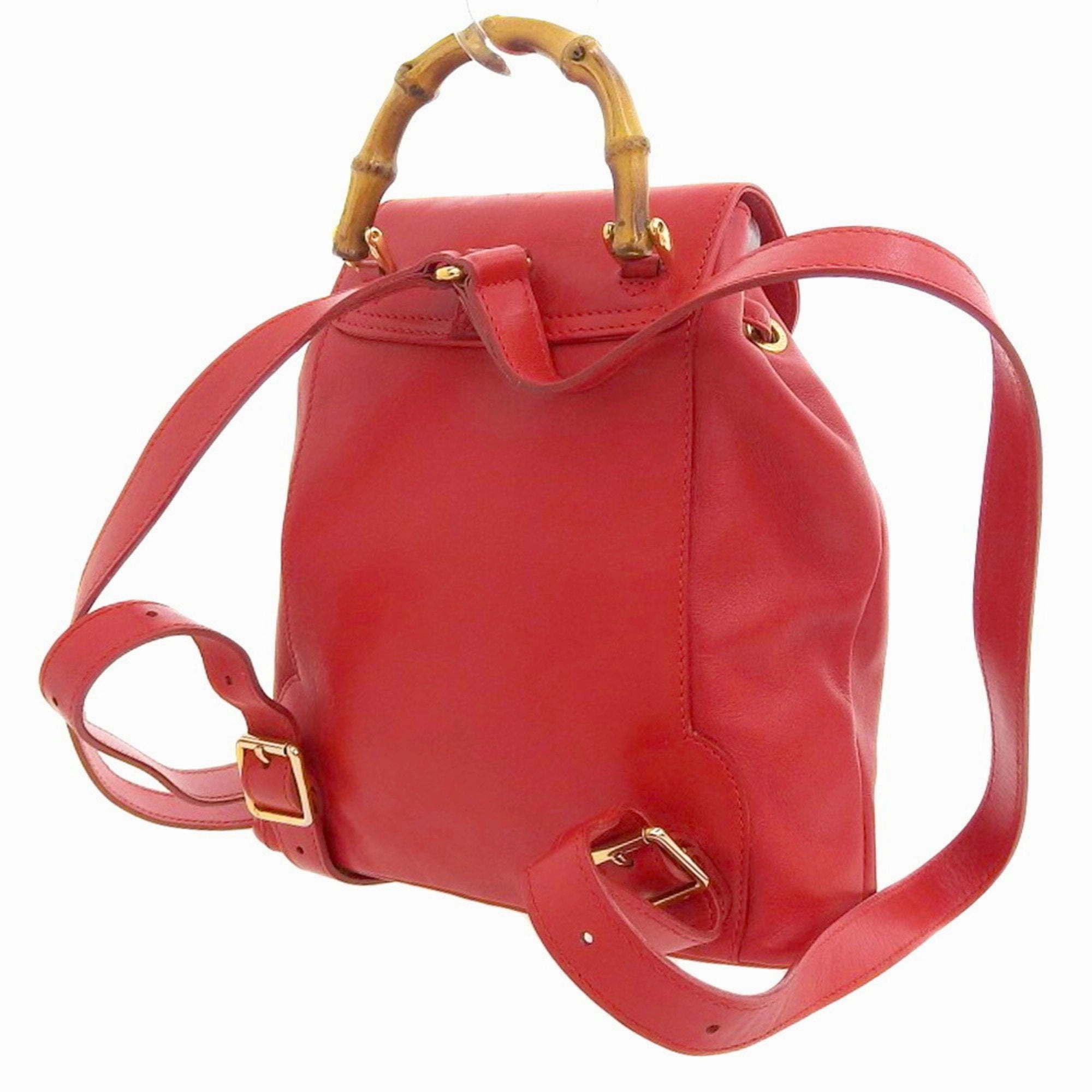 Gucci  Leather Backpack (Pre-Owned)