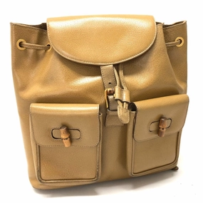 Gucci  Leather Backpack (Pre-Owned)