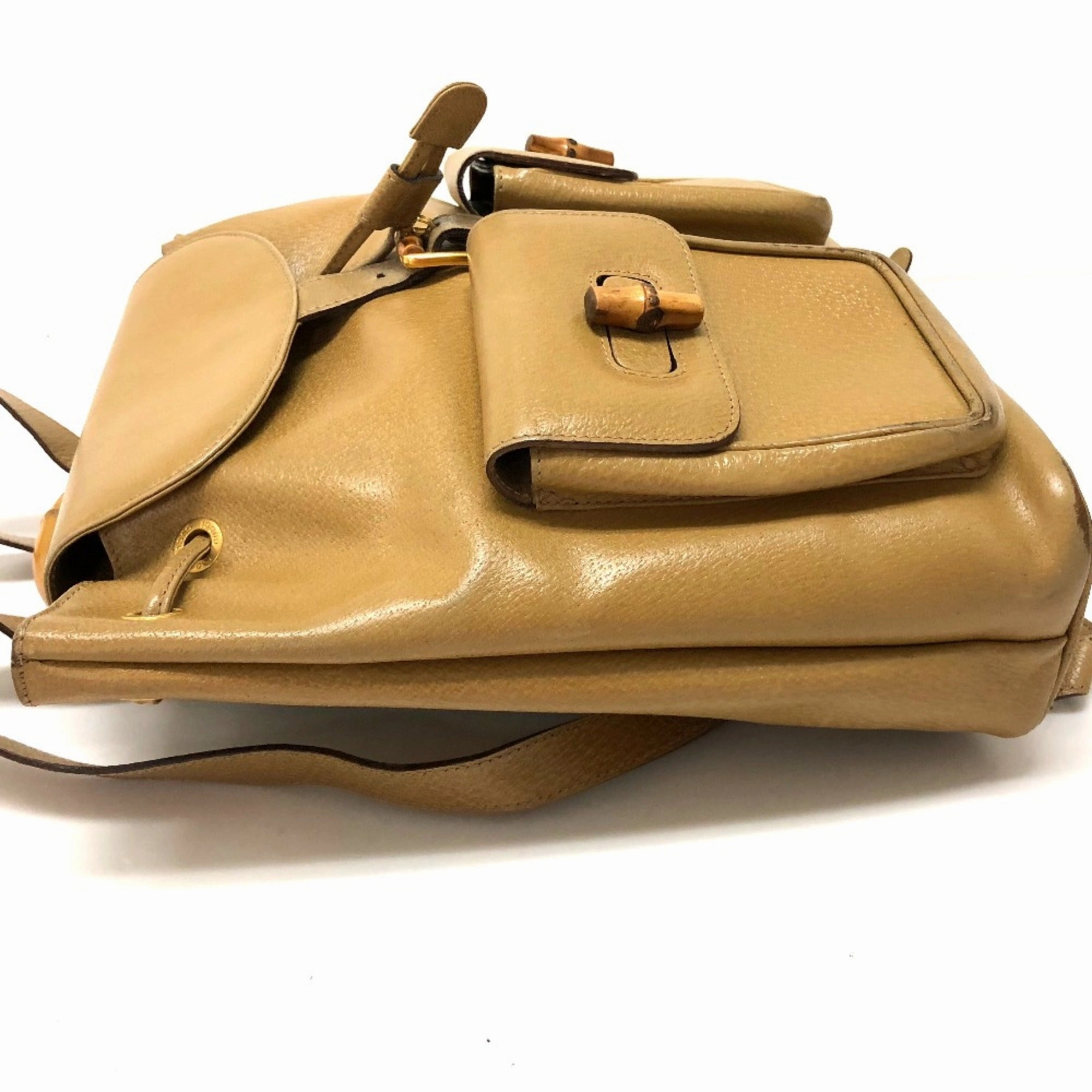 Gucci  Leather Backpack (Pre-Owned)