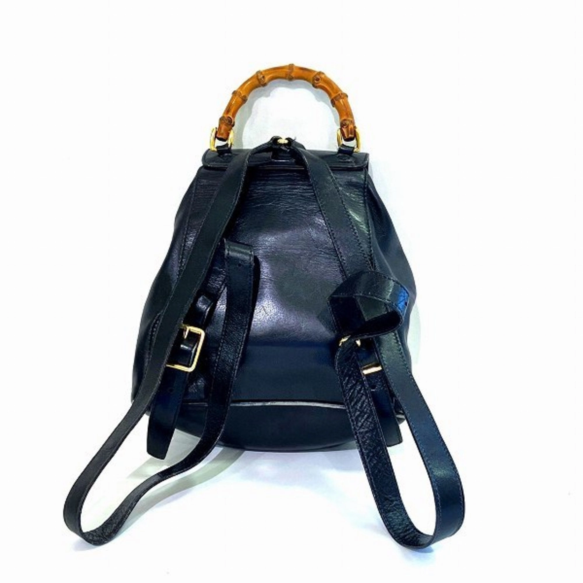 Gucci  Leather Backpack (Pre-Owned)