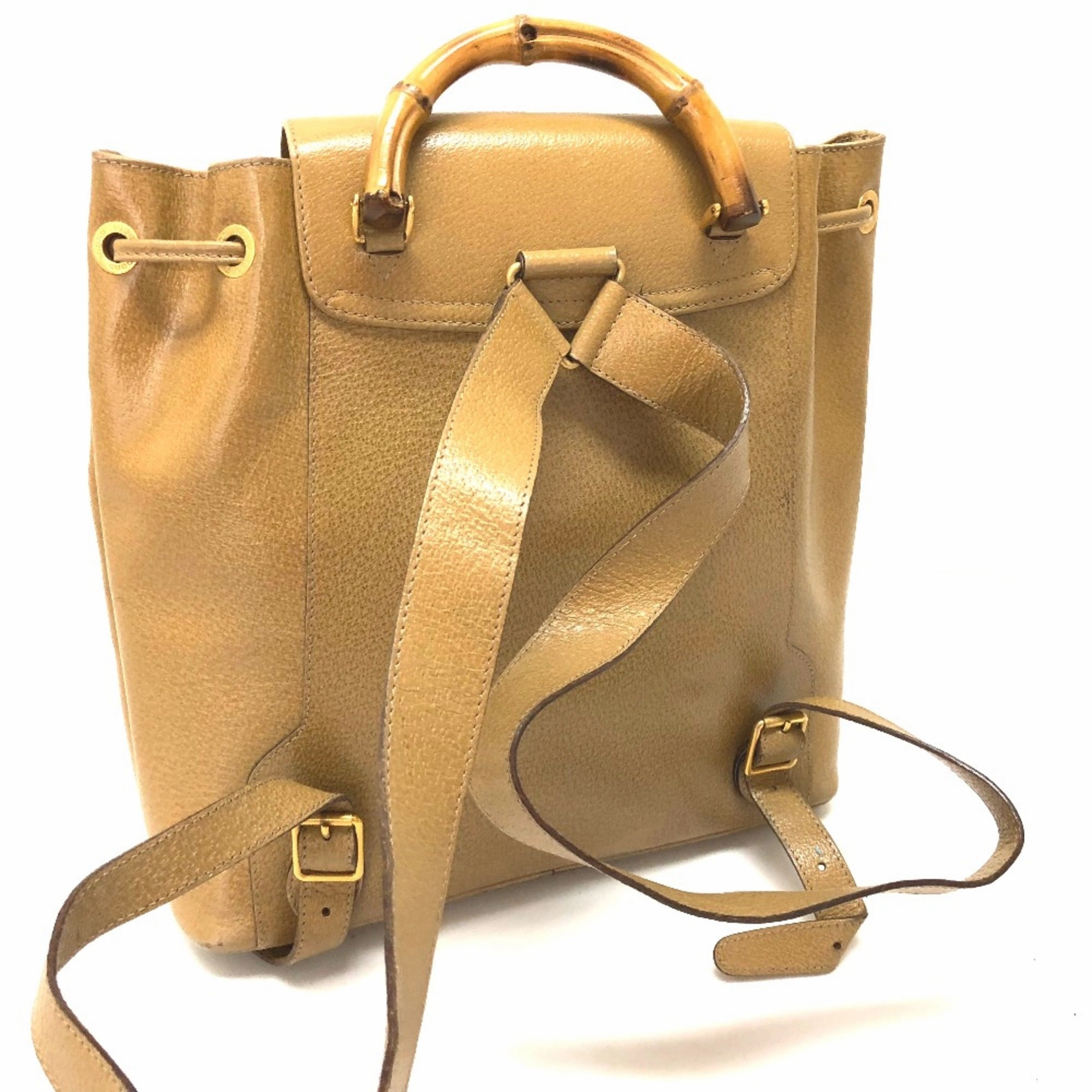 Gucci  Leather Backpack (Pre-Owned)