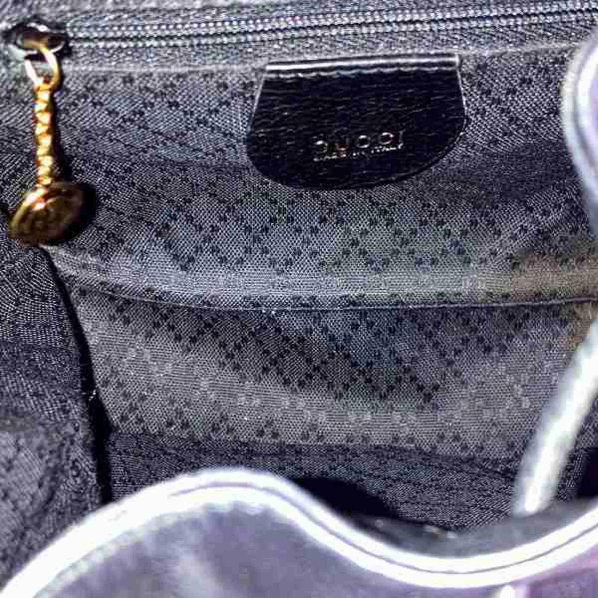 Gucci  Leather Backpack (Pre-Owned)
