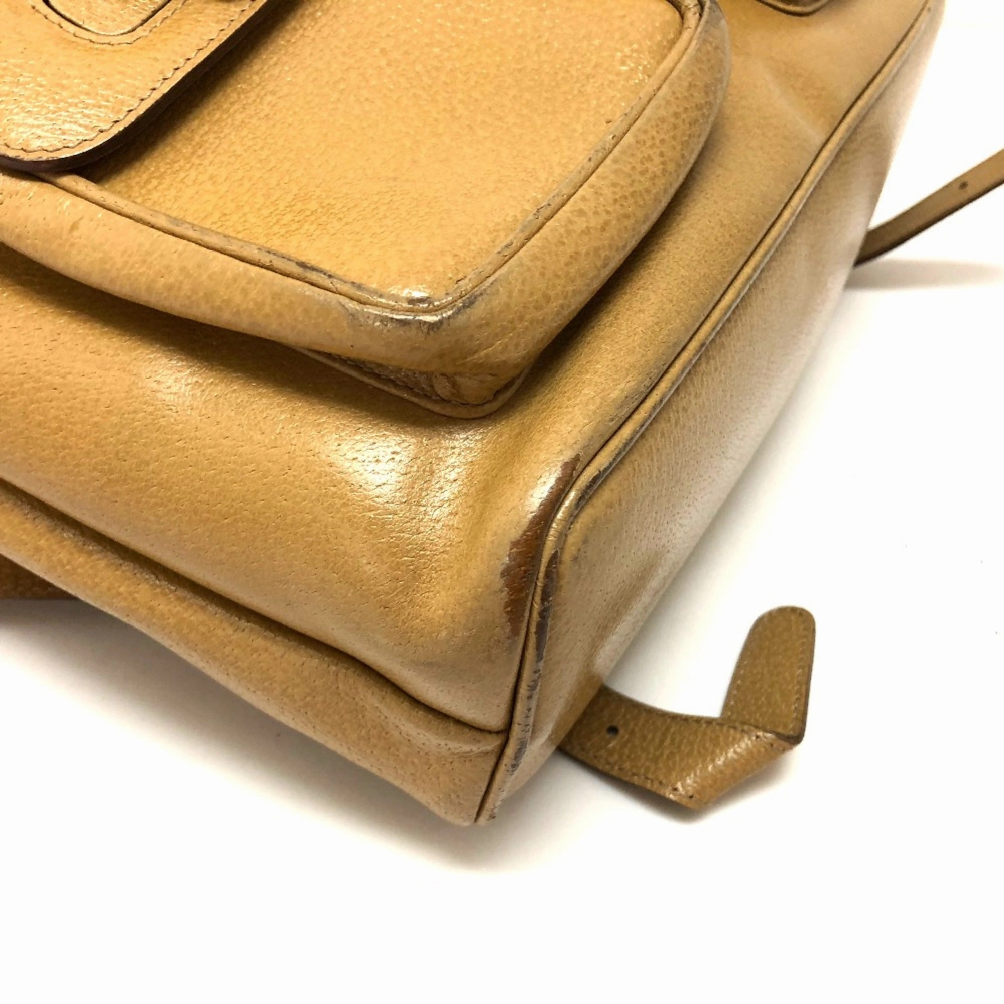 Gucci  Leather Backpack (Pre-Owned)