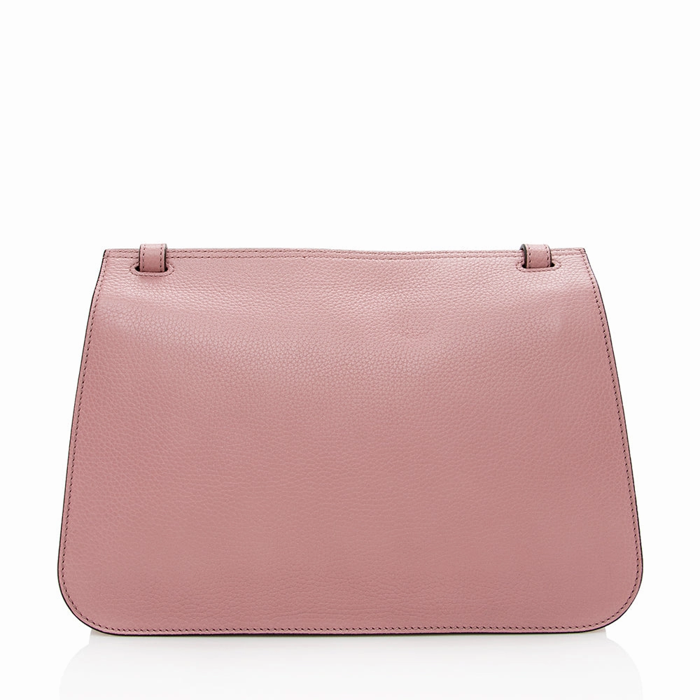 Gucci Leather Bamboo Daily Shoulder Bag (SHF-16586)