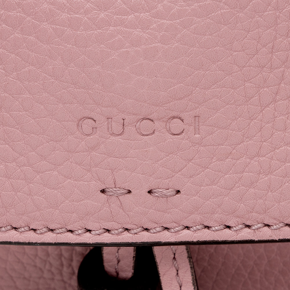 Gucci Leather Bamboo Daily Shoulder Bag (SHF-16586)