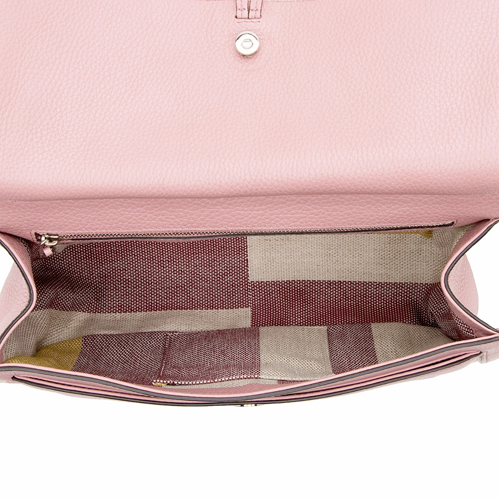 Gucci Leather Bamboo Daily Shoulder Bag (SHF-16586)