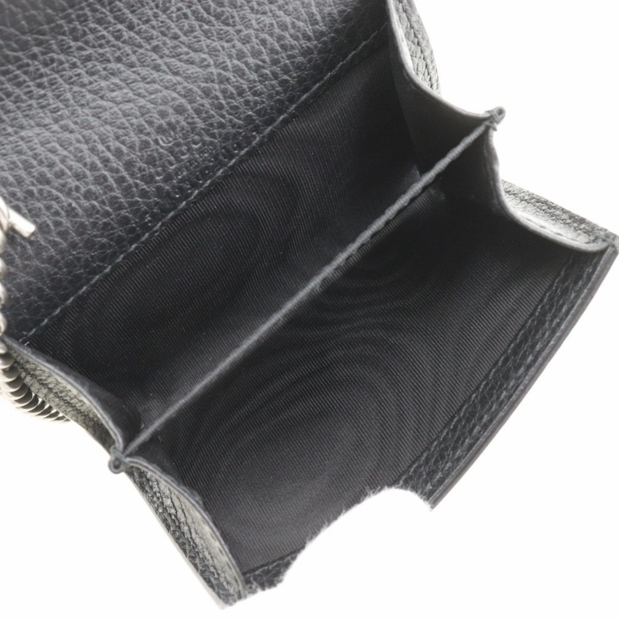 Gucci  Leather Chain/Shoulder Wallet (Pre-Owned)
