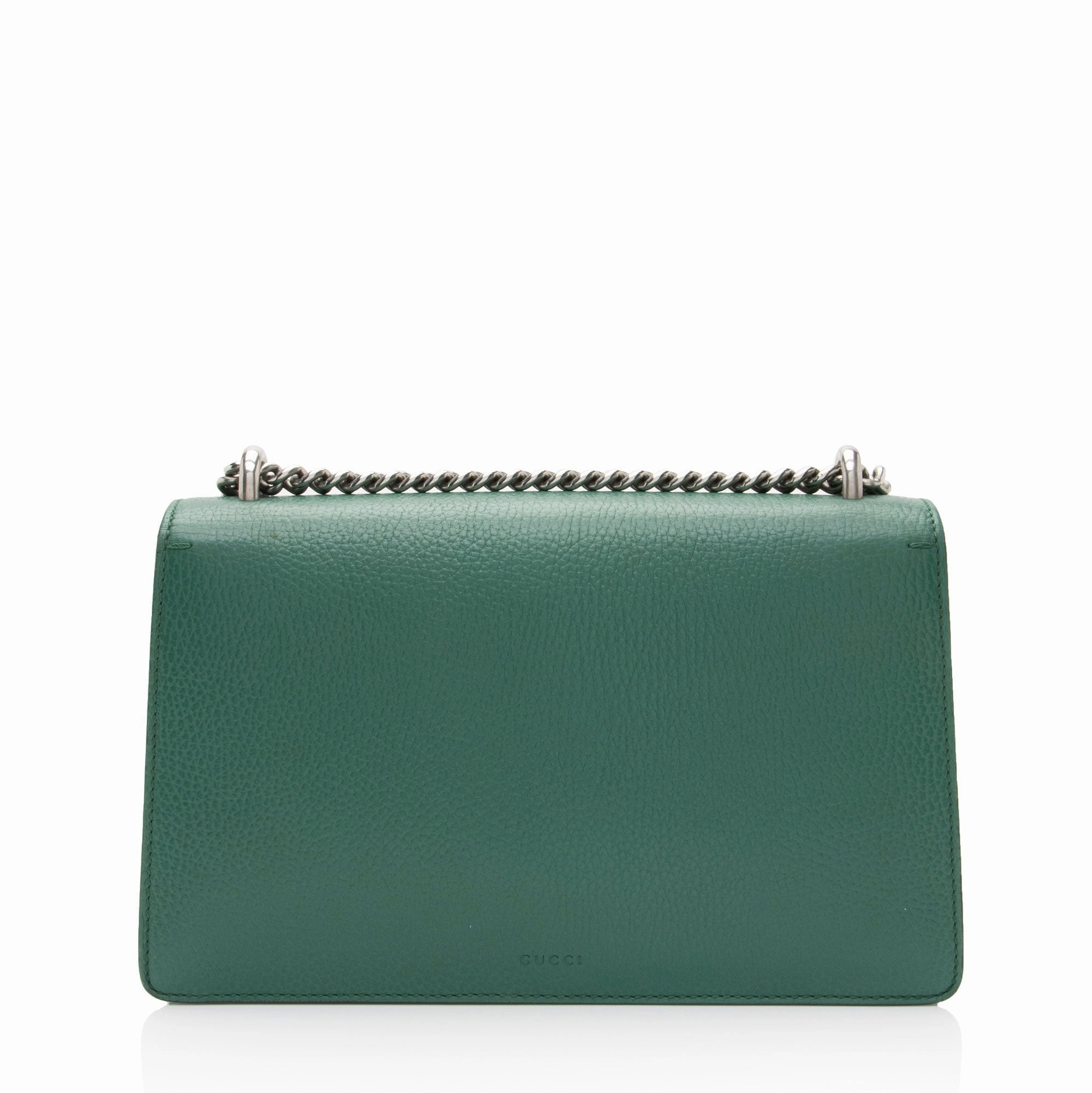 Gucci Leather Crystal Dionysus Small Shoulder Bag (SHF-JAZQrx)