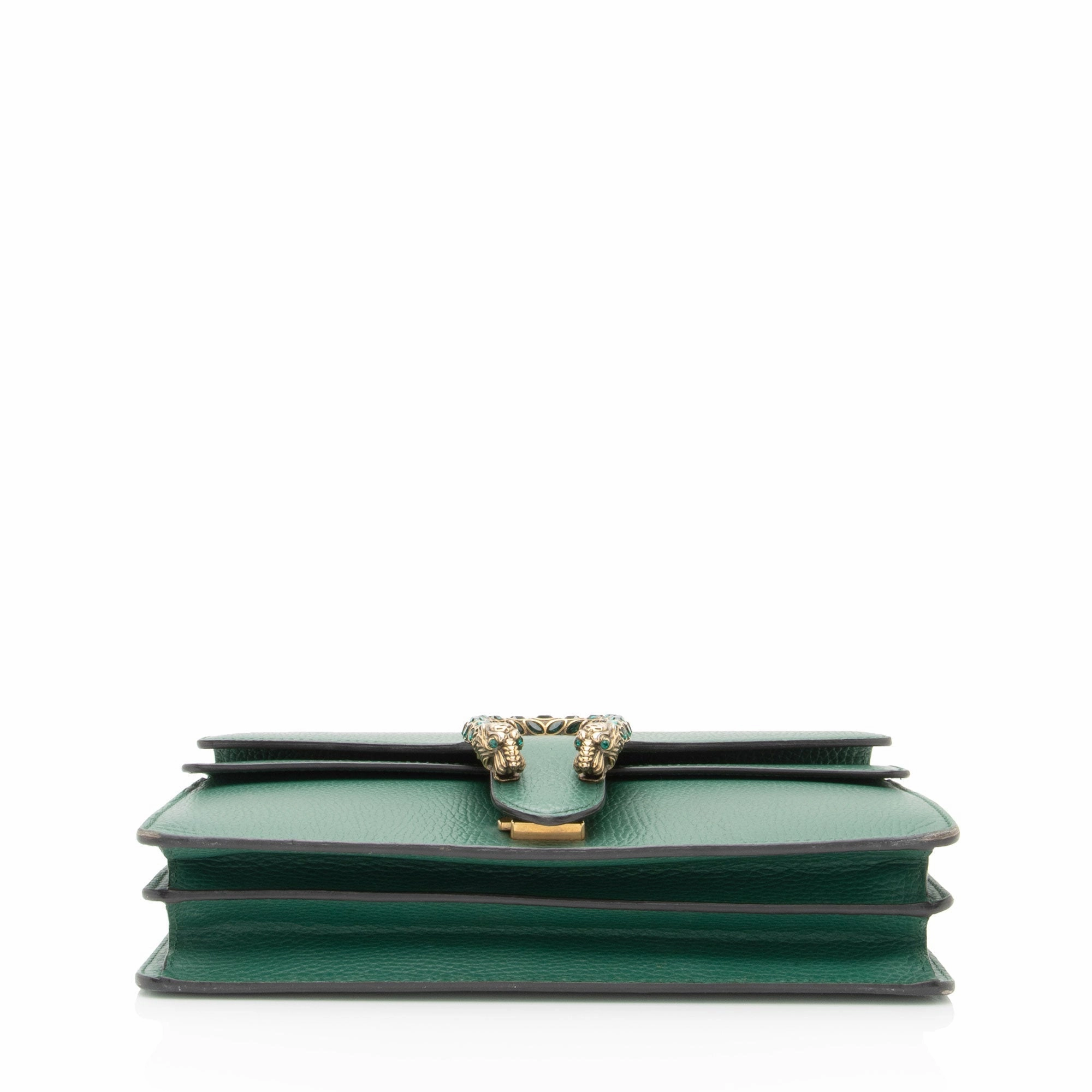 Gucci Leather Crystal Dionysus Small Shoulder Bag (SHF-JAZQrx)