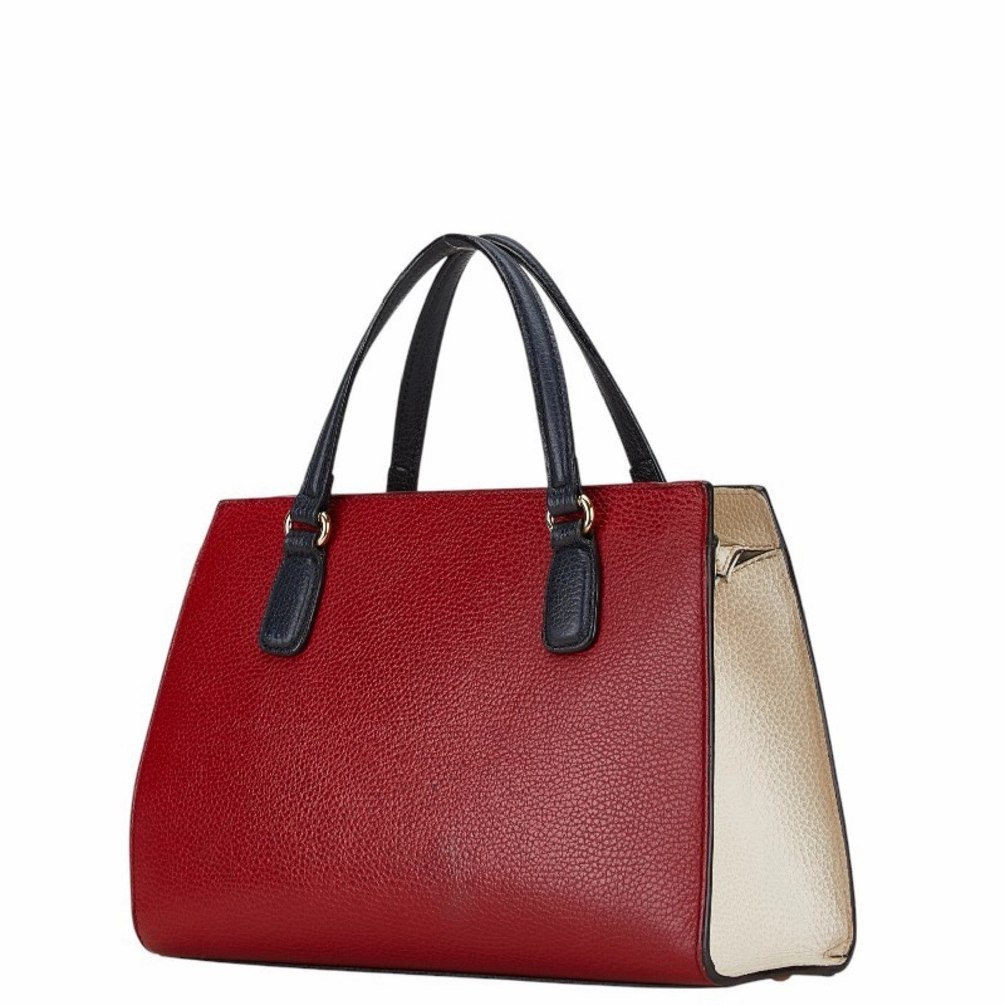 Gucci  Leather Handbag Shoulder Bag (Pre-Owned)
