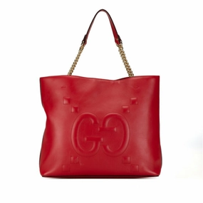 Gucci  Leather Handbag Shoulder Bag Tote Bag (Pre-Owned)