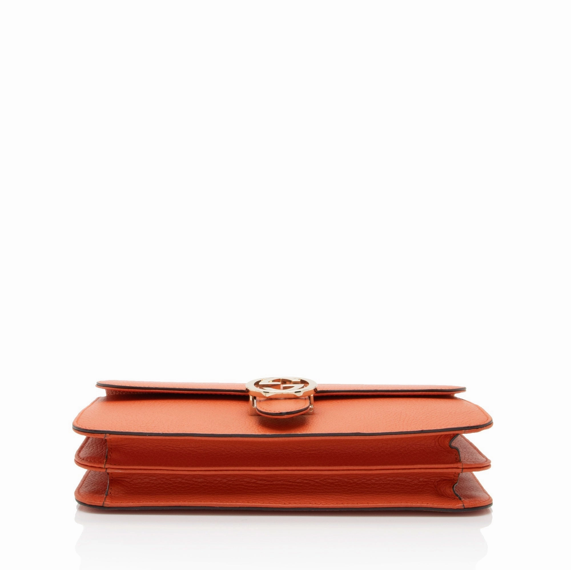 Gucci Leather Interlocking G Medium Shoulder Bag (SHF-CvvGnm)