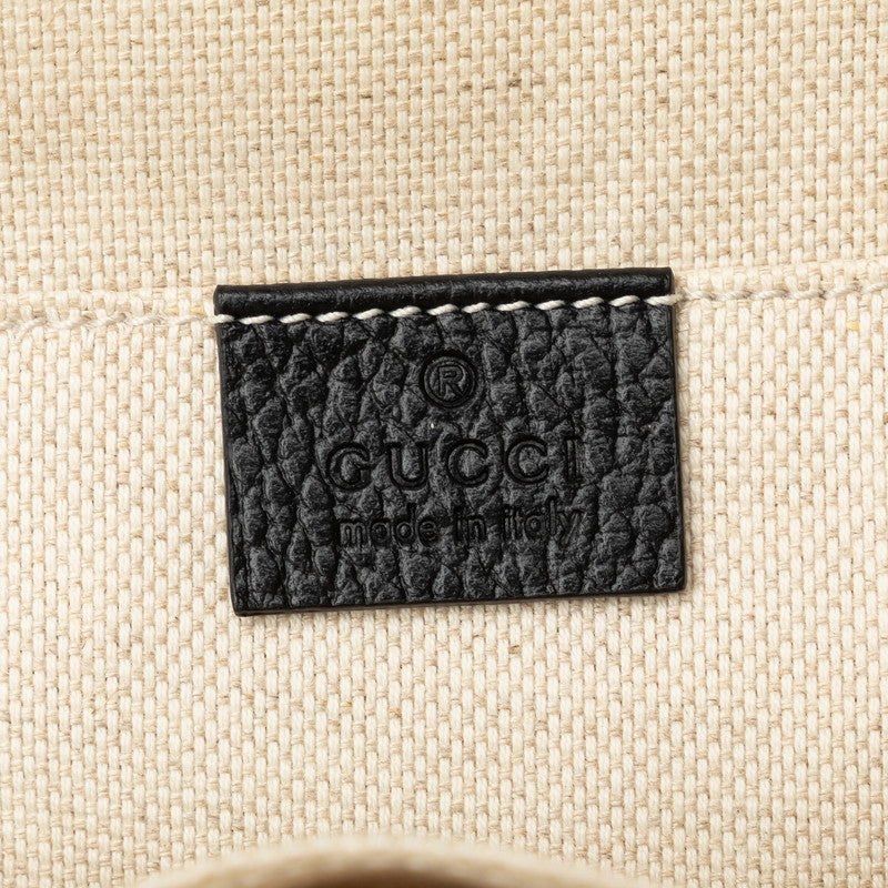 Gucci Leather Interlocking G Soho Chain Backpack 536192