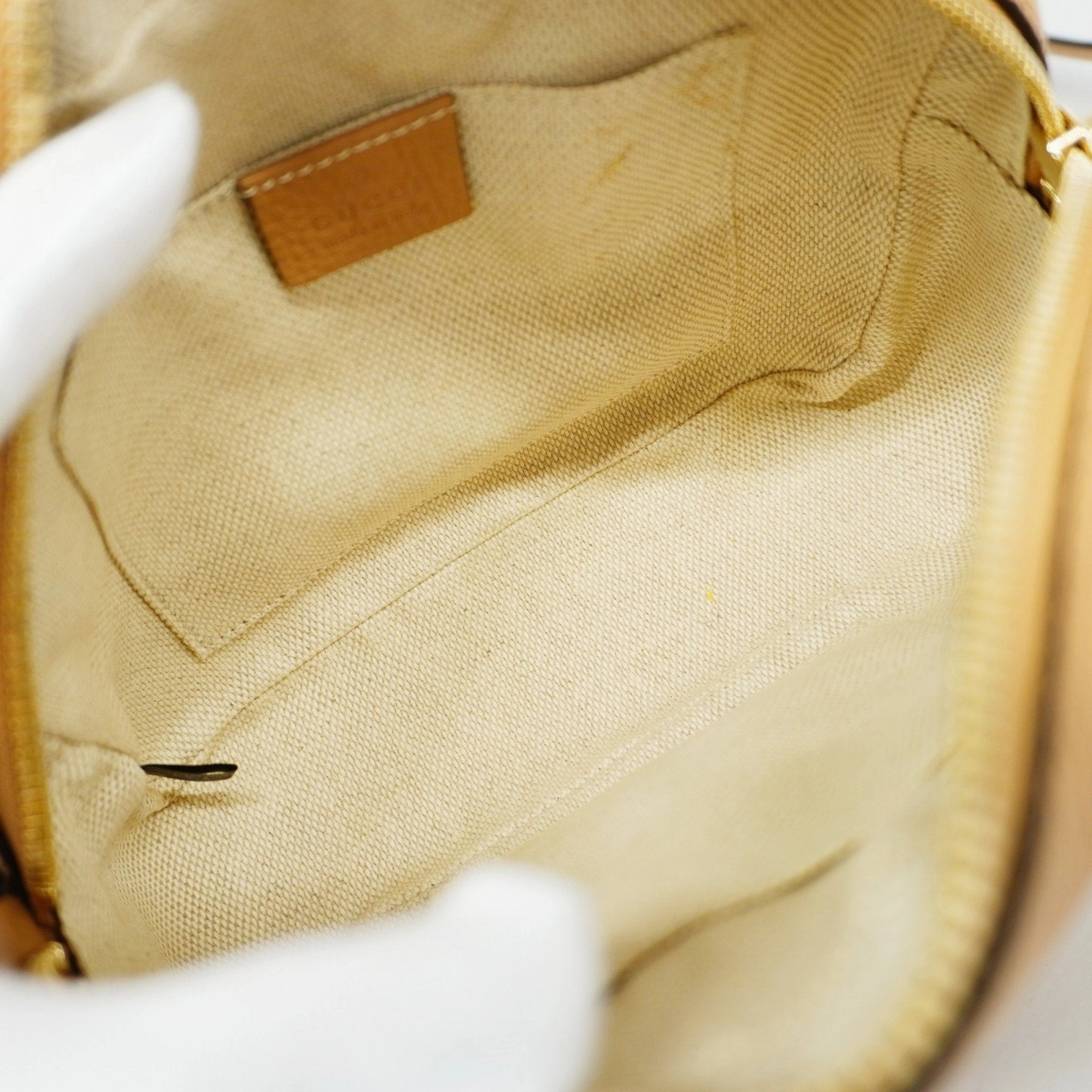 Gucci  Leather Shoulder Bag (Pre-Owned)