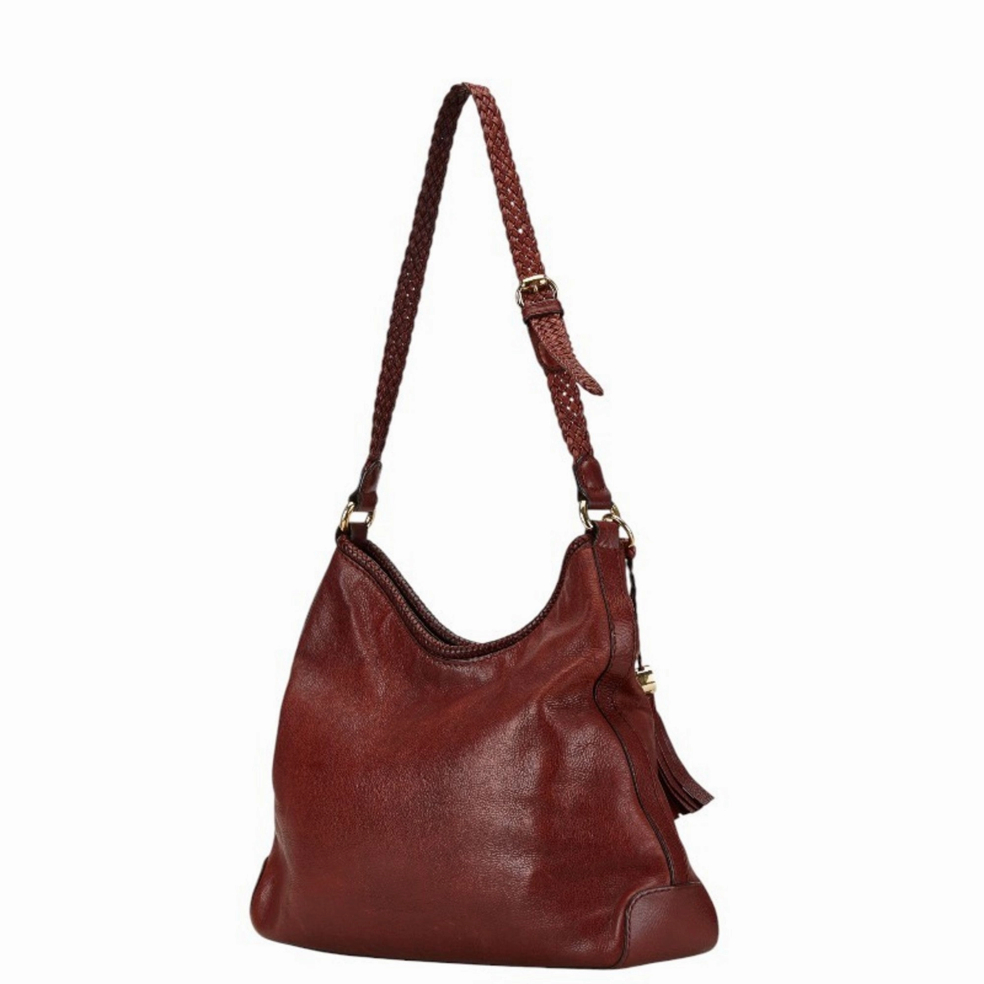 Gucci  Leather Shoulder Bag (Pre-Owned)