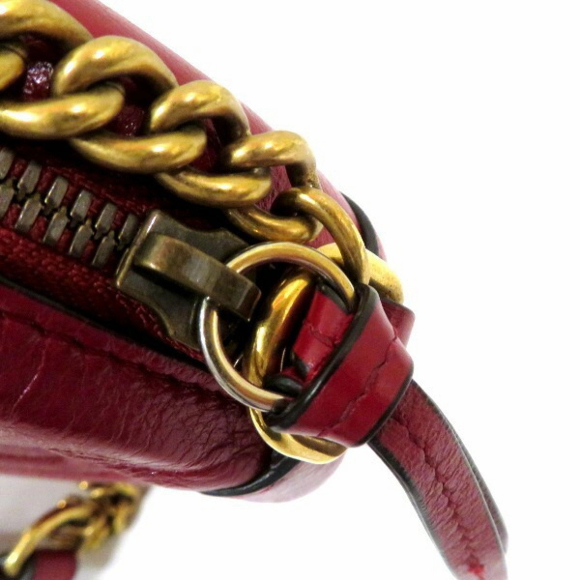 Gucci  Leather Shoulder Bag (Pre-Owned)
