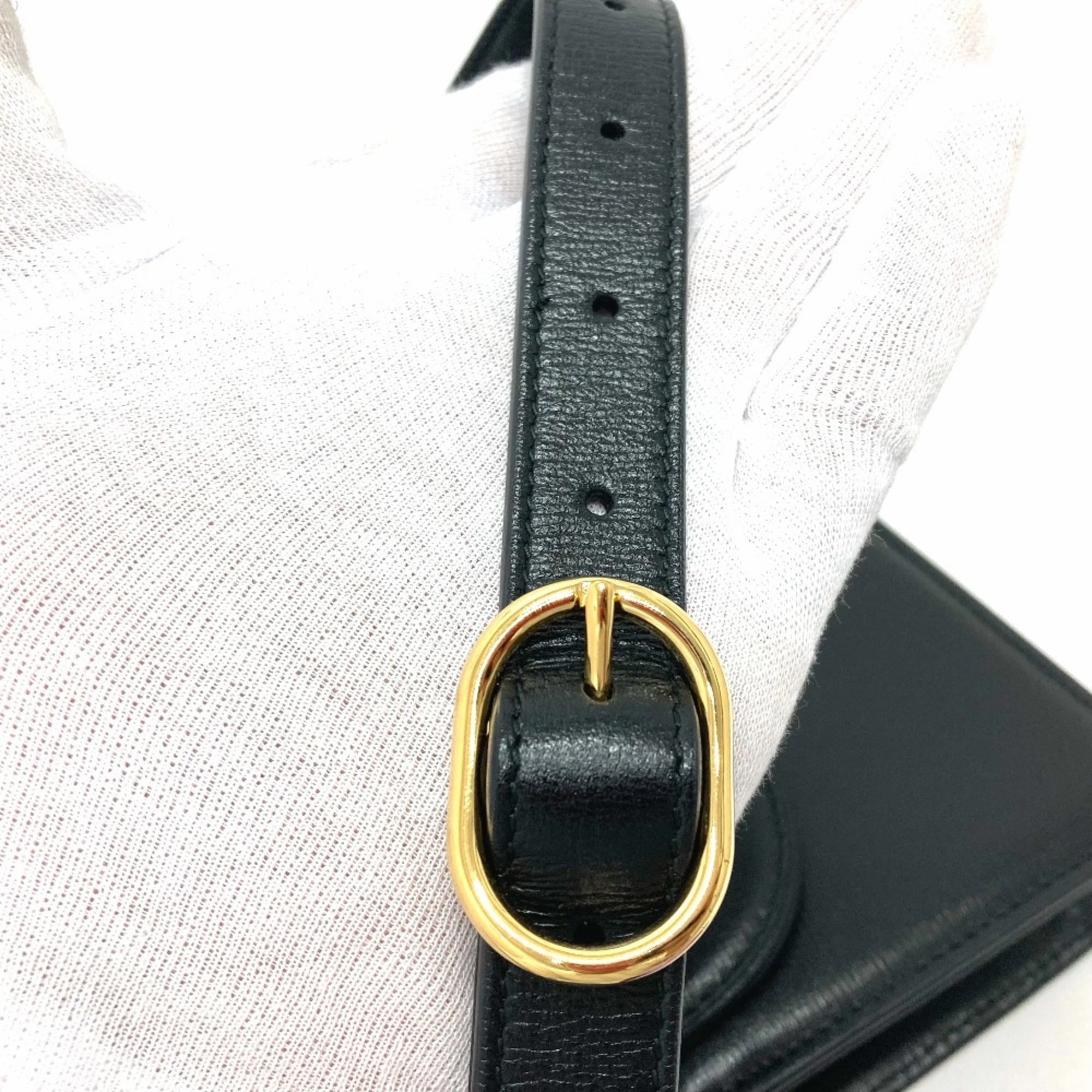 Gucci  Leather Shoulder Bag (Pre-Owned)