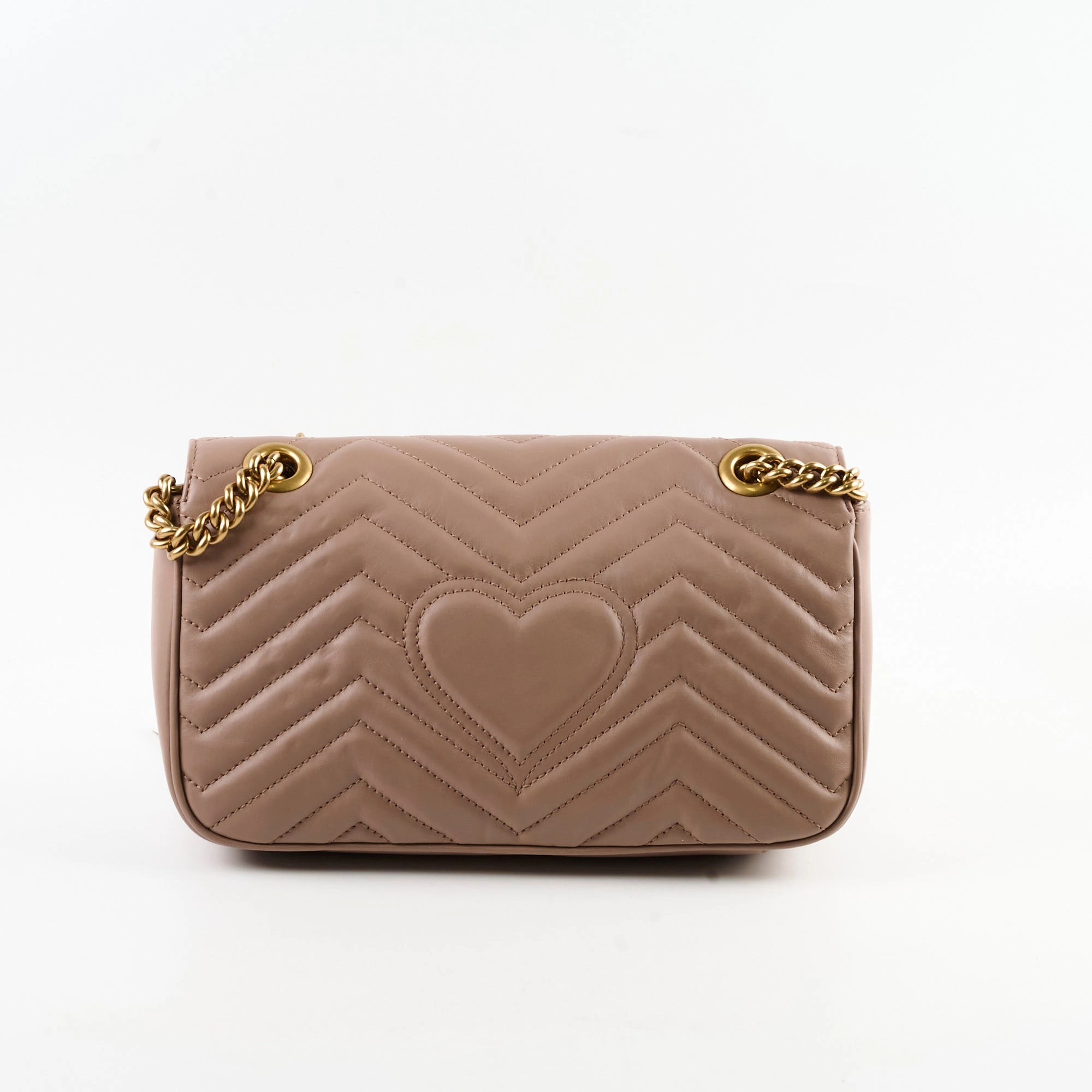 Gucci Marmont Medium Shoulder Bag Beige / Dusty Pink