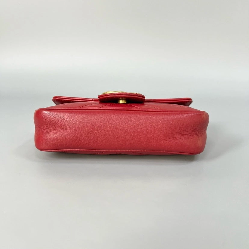 Gucci Marmont Mini Red Crossbody Bag