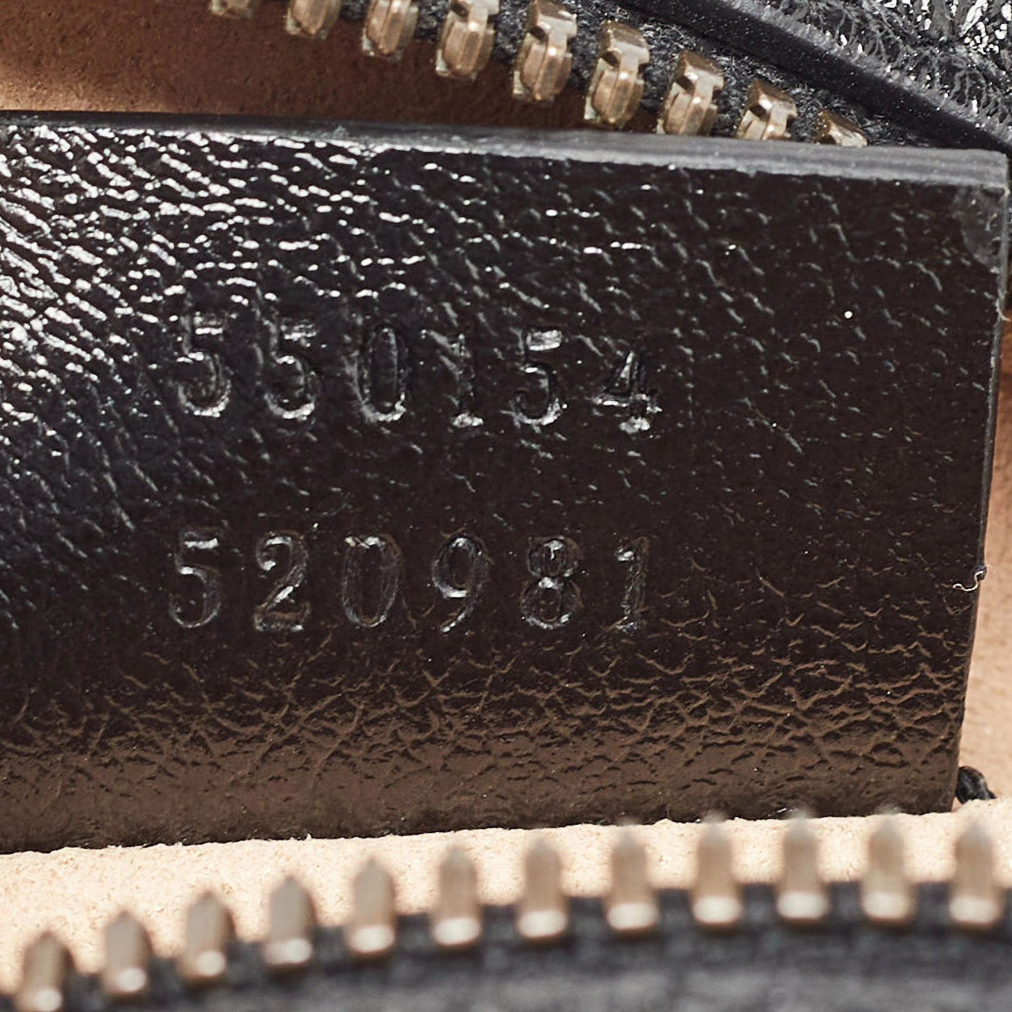 Gucci  Matelass&eacute; Leather Mini Gg Marmont Round Shoulder Bag