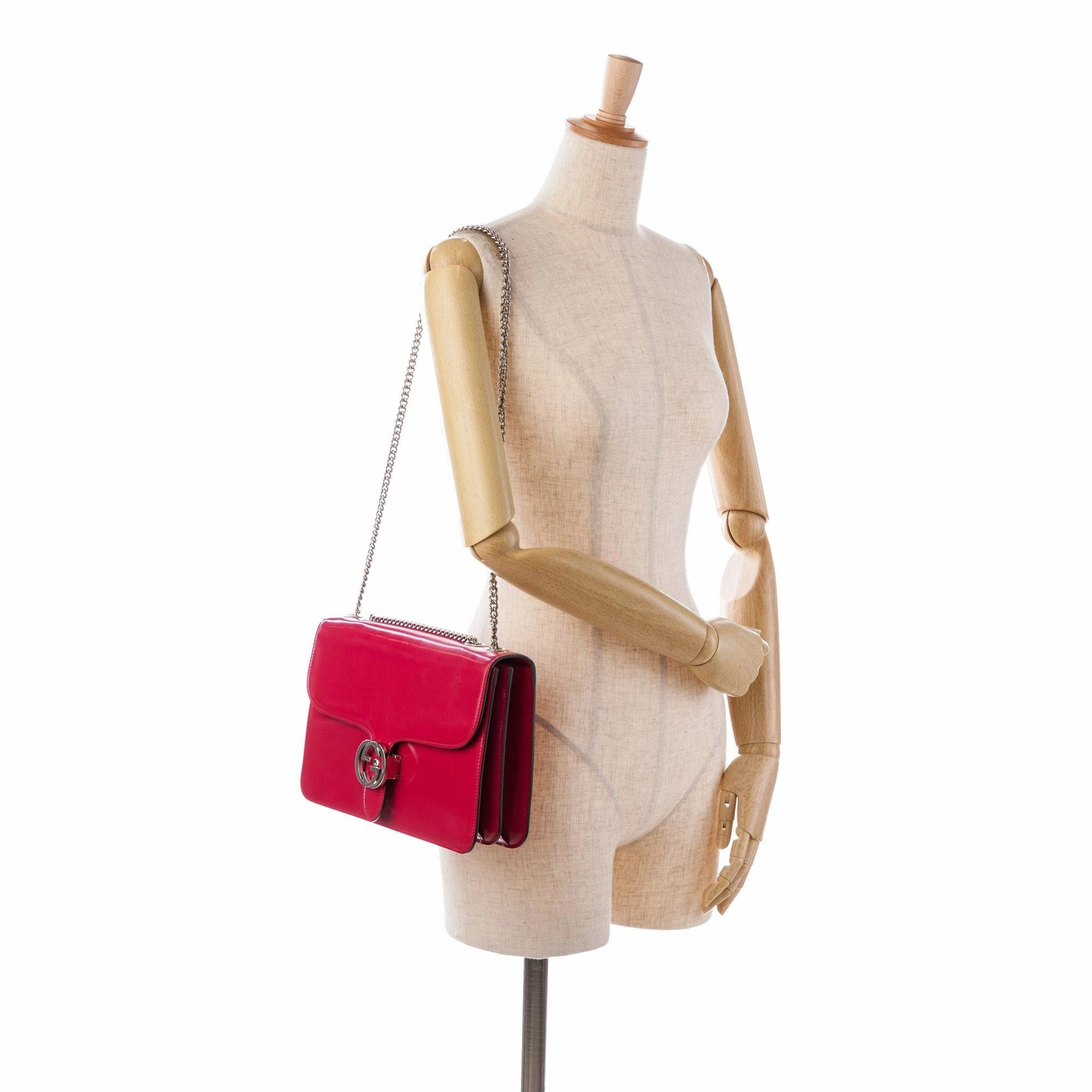 Gucci Medium Dollar Interlocking G Crossbody (SHG-KMESIg)