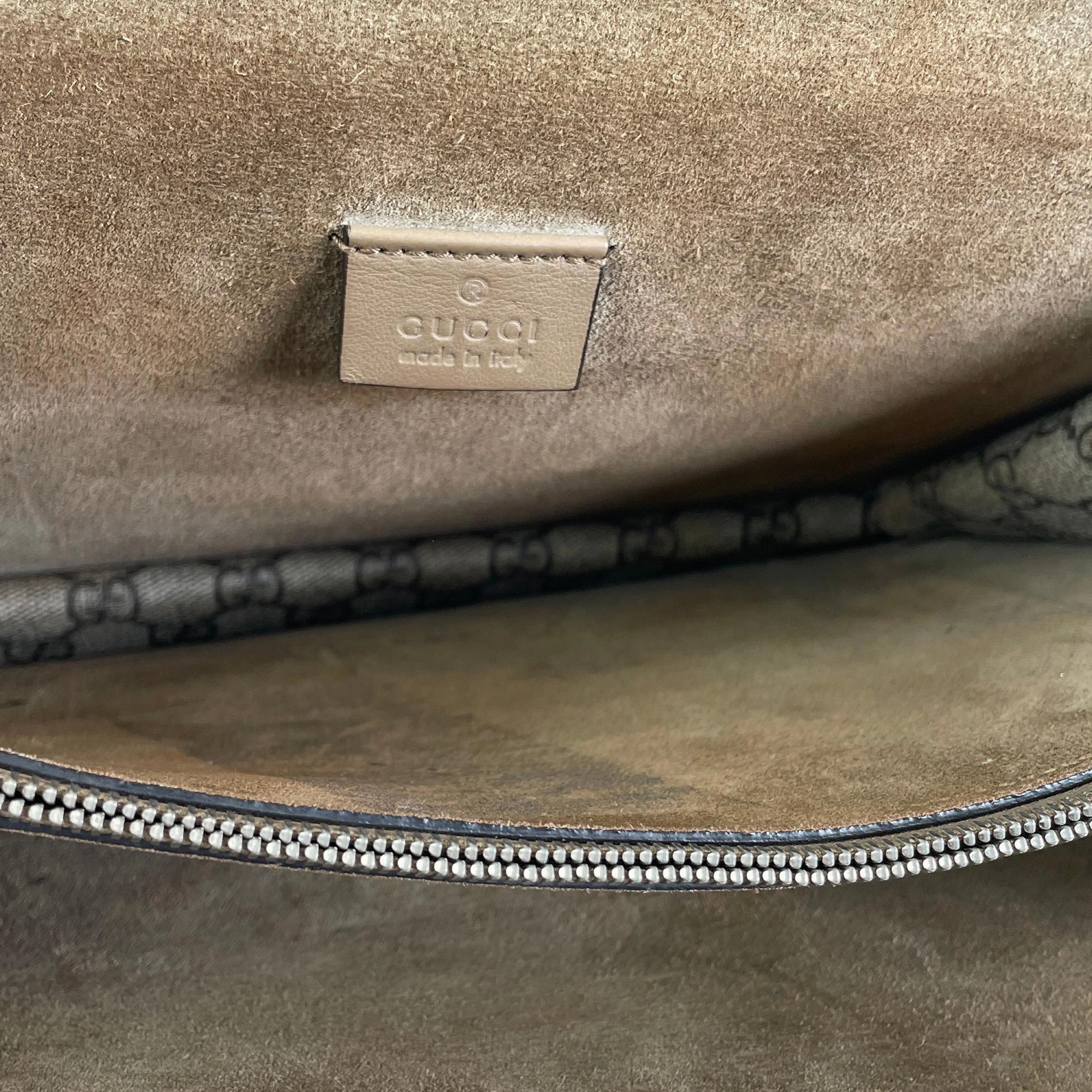 Gucci Medium Embellished GG Supreme Dionysus Shoulder Bag (SHG-46Vf23)