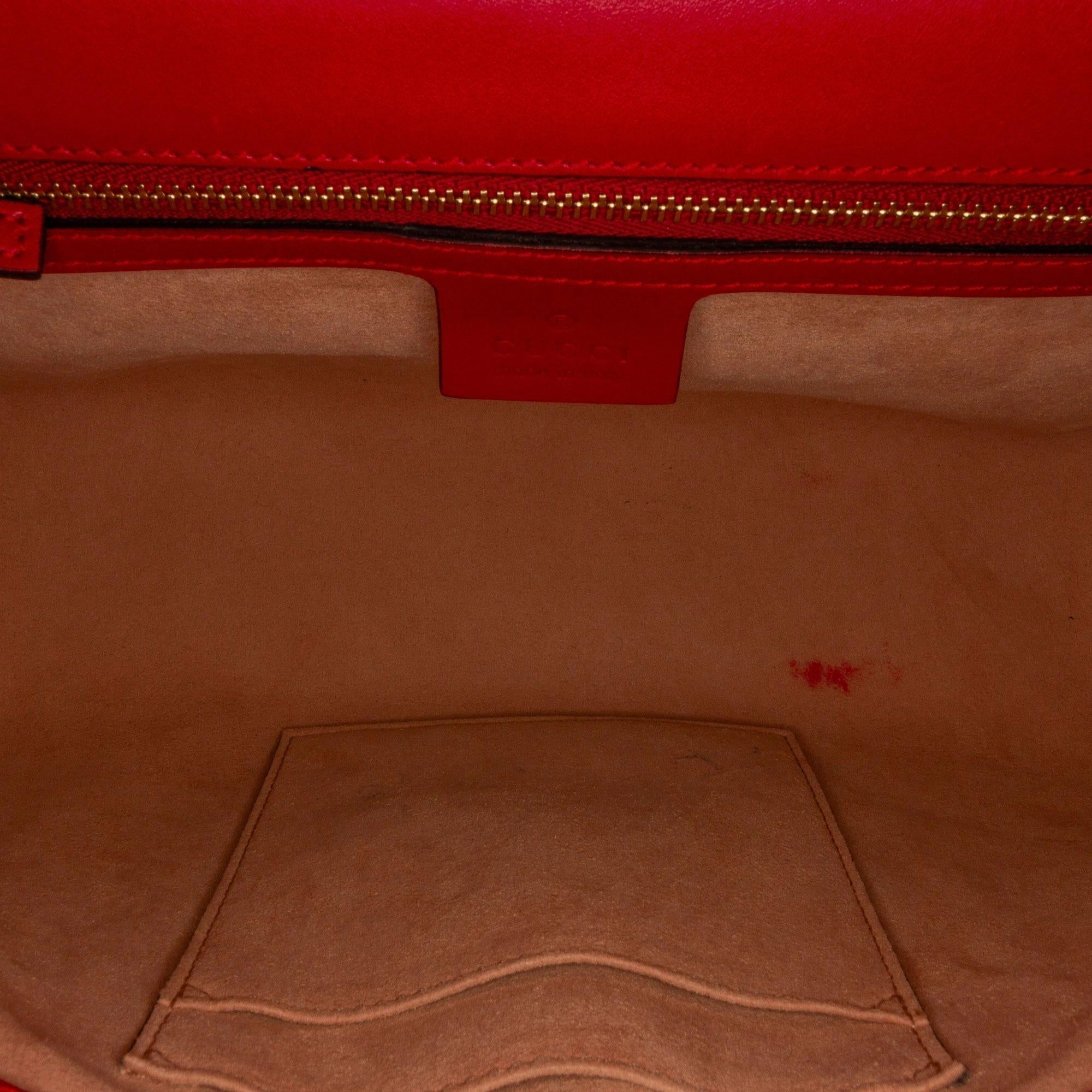 Gucci Medium Guccissima Padlock Shoulder Bag (SHG-rhl6JS)