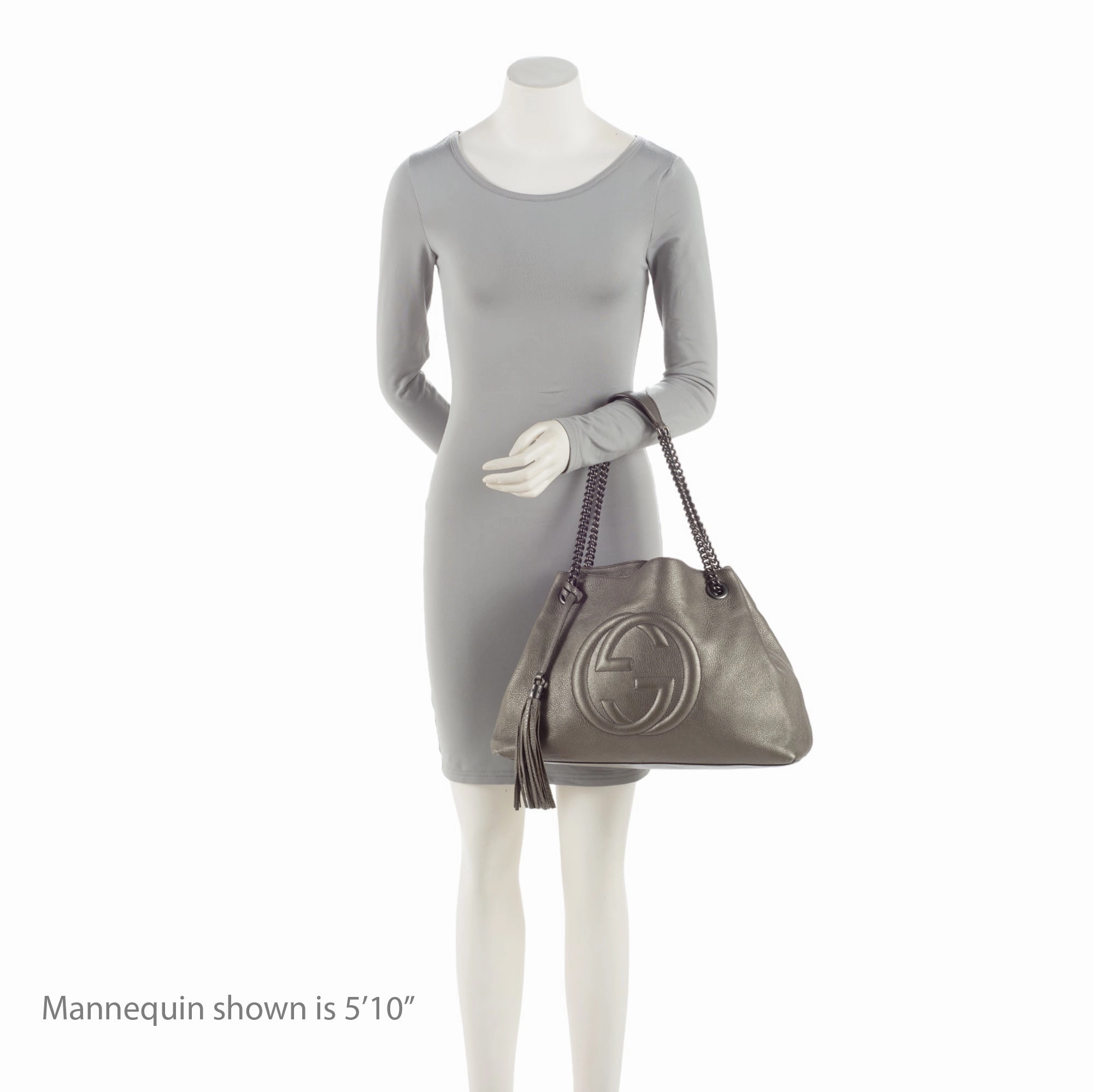 Gucci Metallic Leather Soho Medium Shoulder Bag (SHF-eR0hvp)