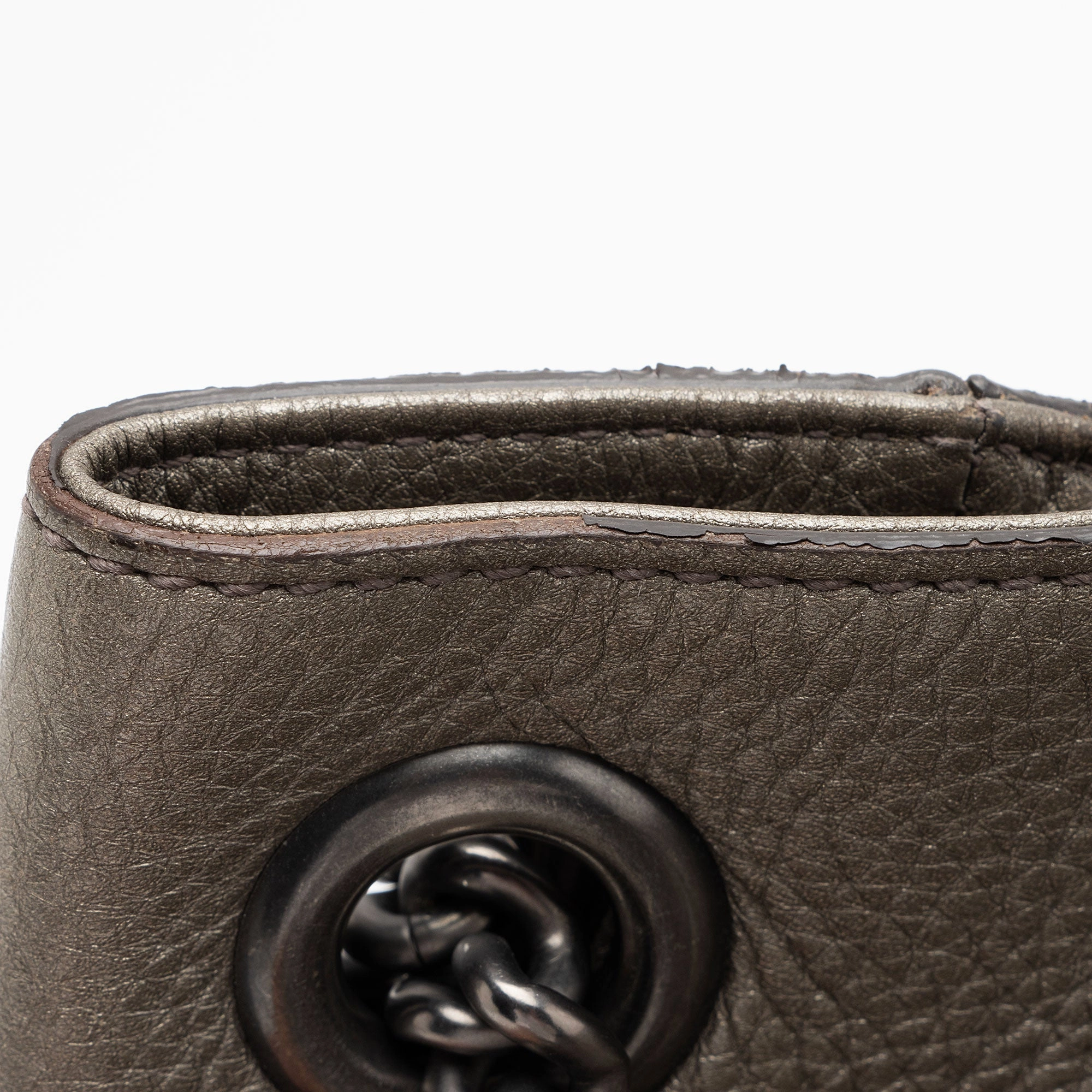 Gucci Metallic Leather Soho Medium Shoulder Bag (SHF-eR0hvp)