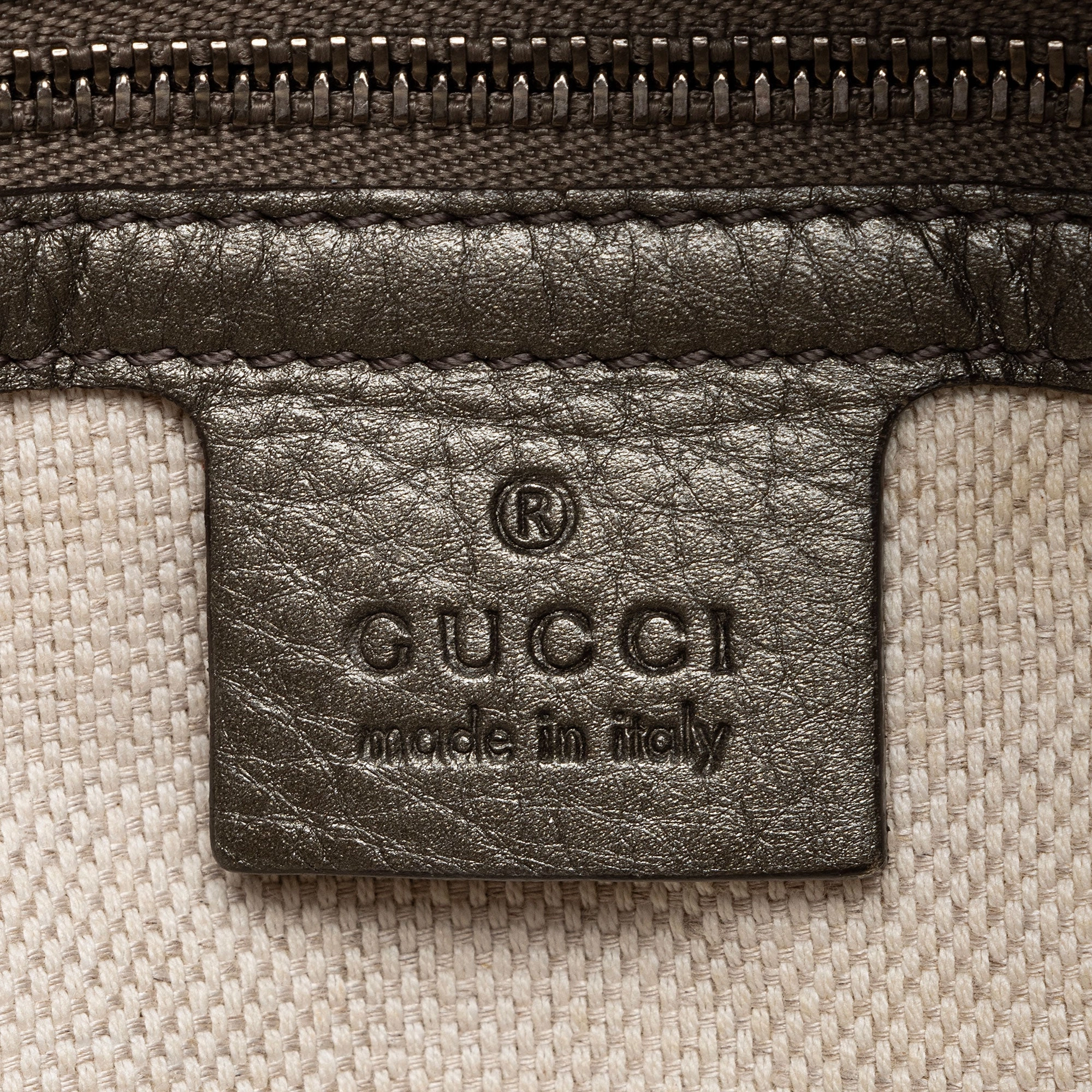 Gucci Metallic Leather Soho Medium Shoulder Bag (SHF-eR0hvp)