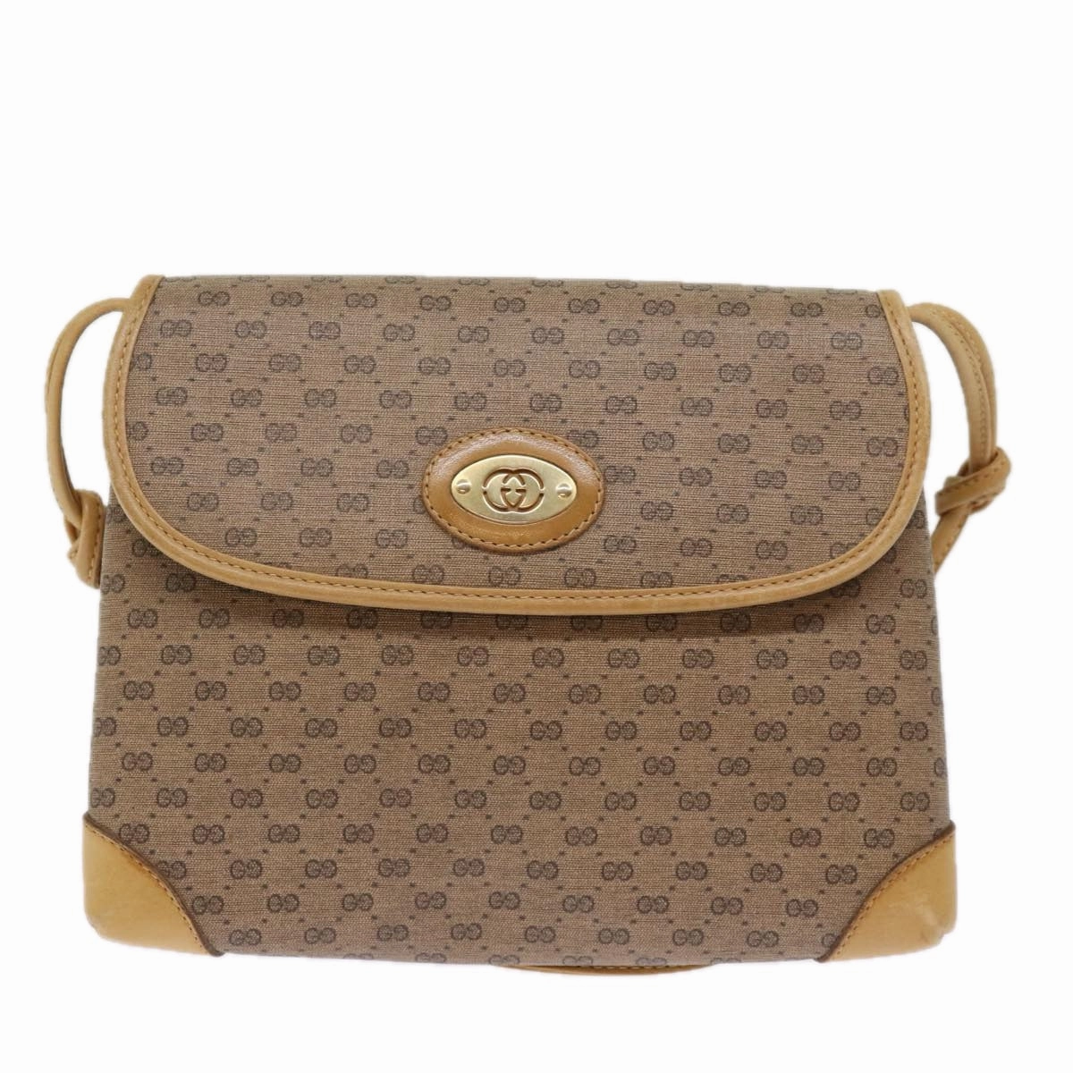 GUCCI Micro GG Supreme Shoulder Bag PVC Beige 49 007 5548  ep4382