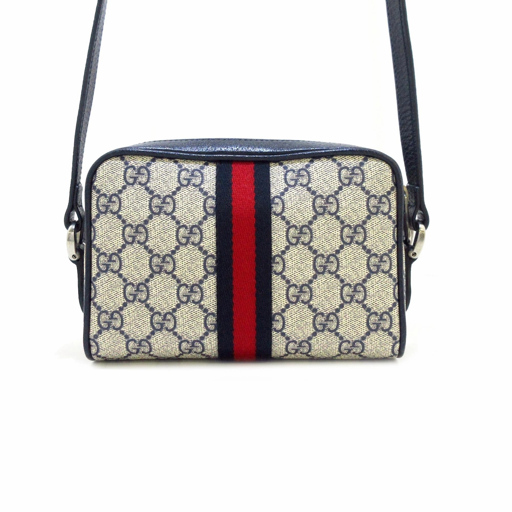 Gucci Mini GG Supreme Ophidia Crossbody Bag (SHG-YvnAqG)