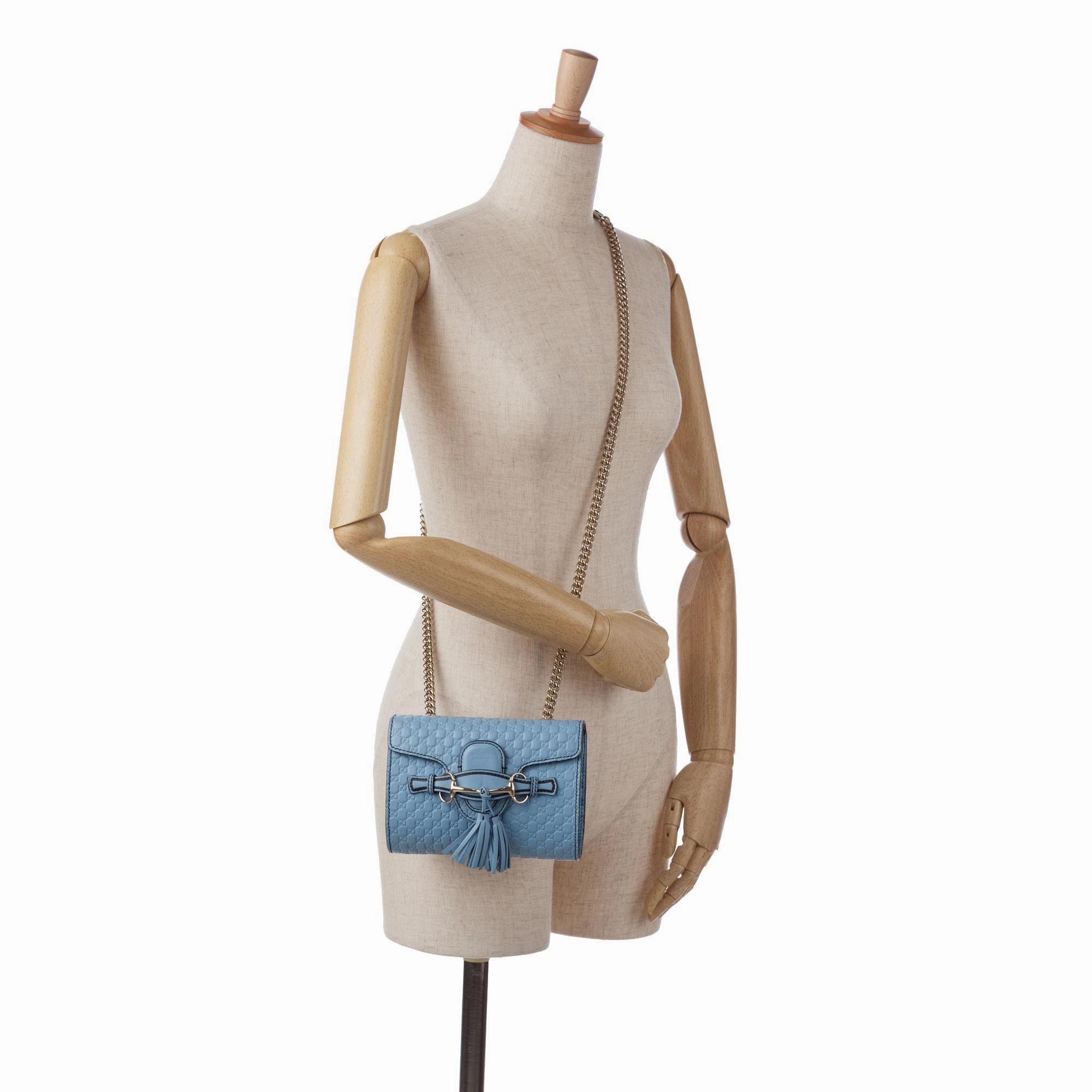 Gucci Mini Microguccissima Emily Crossbody Bag (SHG-d63GRv)