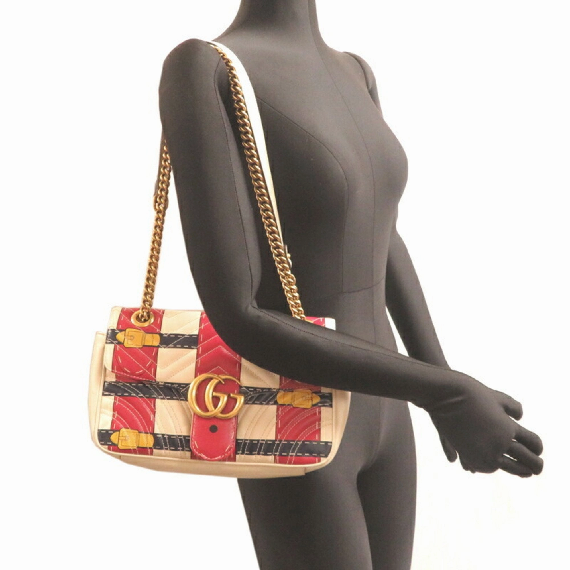 Gucci Multi-Color Leather Shoulder Bag ()