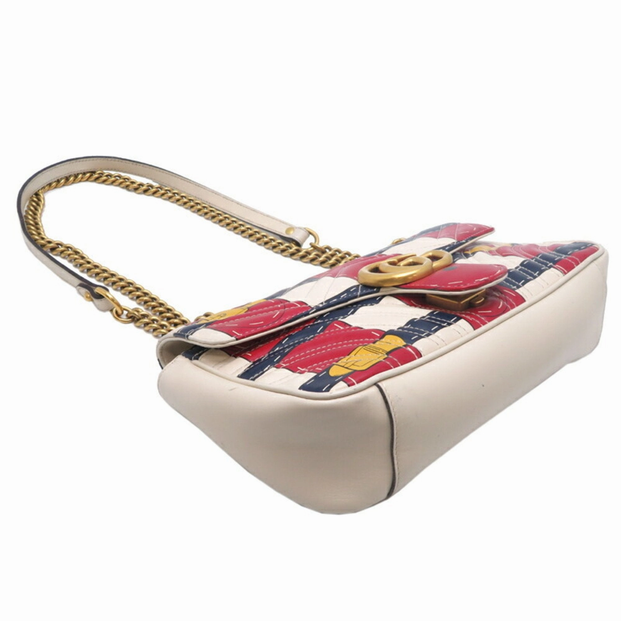 Gucci Multi-Color Leather Shoulder Bag ()