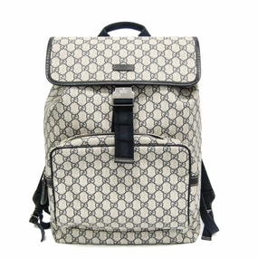 Gucci  Navy Gg Supreme Backpack (Pre-Owned)