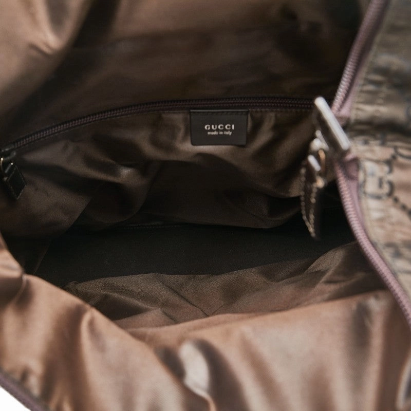 Gucci Nylon Leather 2WAY Shoulder Tote Bag