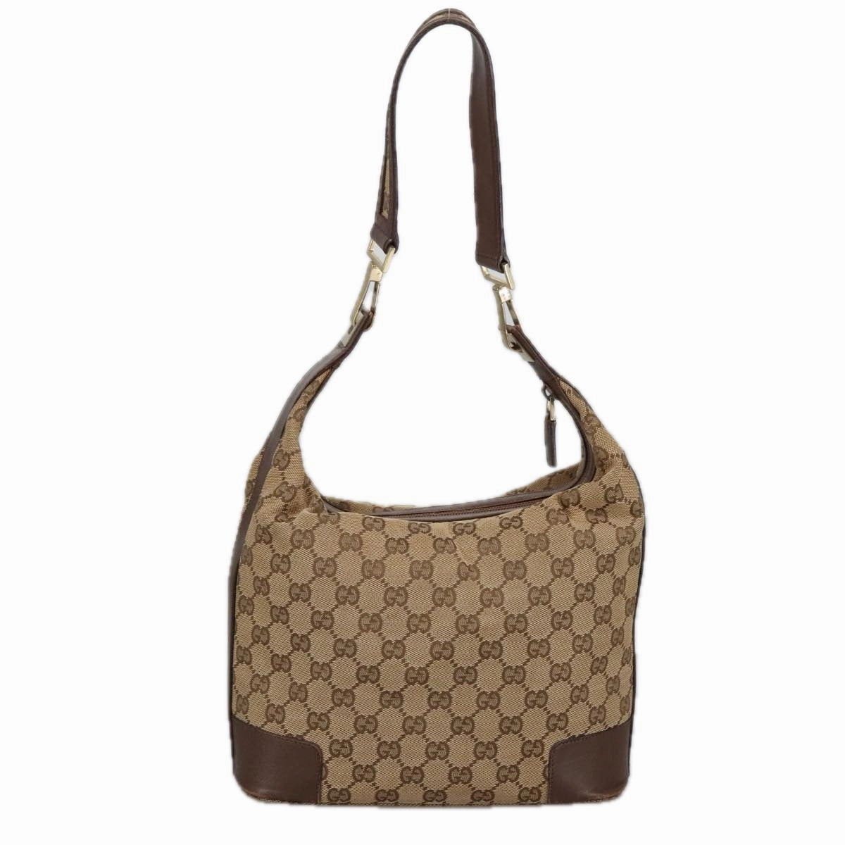 Gucci One  Canvas Shoulder Bag (Pre-Owned)