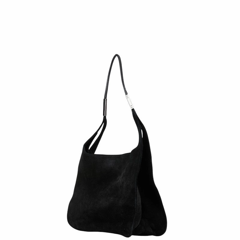 Gucci One Shoulder Bag 001 3167 Black Sweat Leather