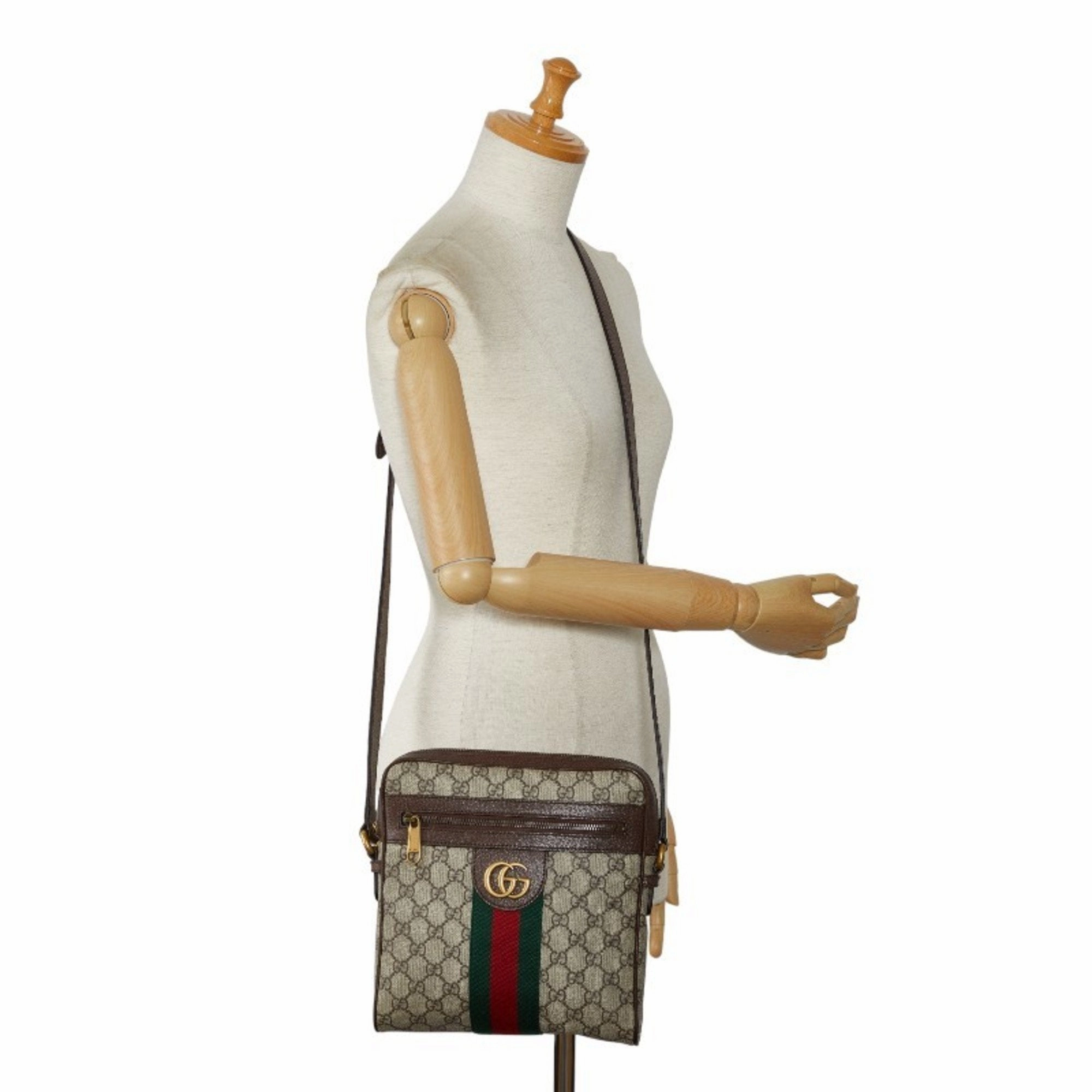 Gucci Ophidia  Canvas Shoulder Bag ()